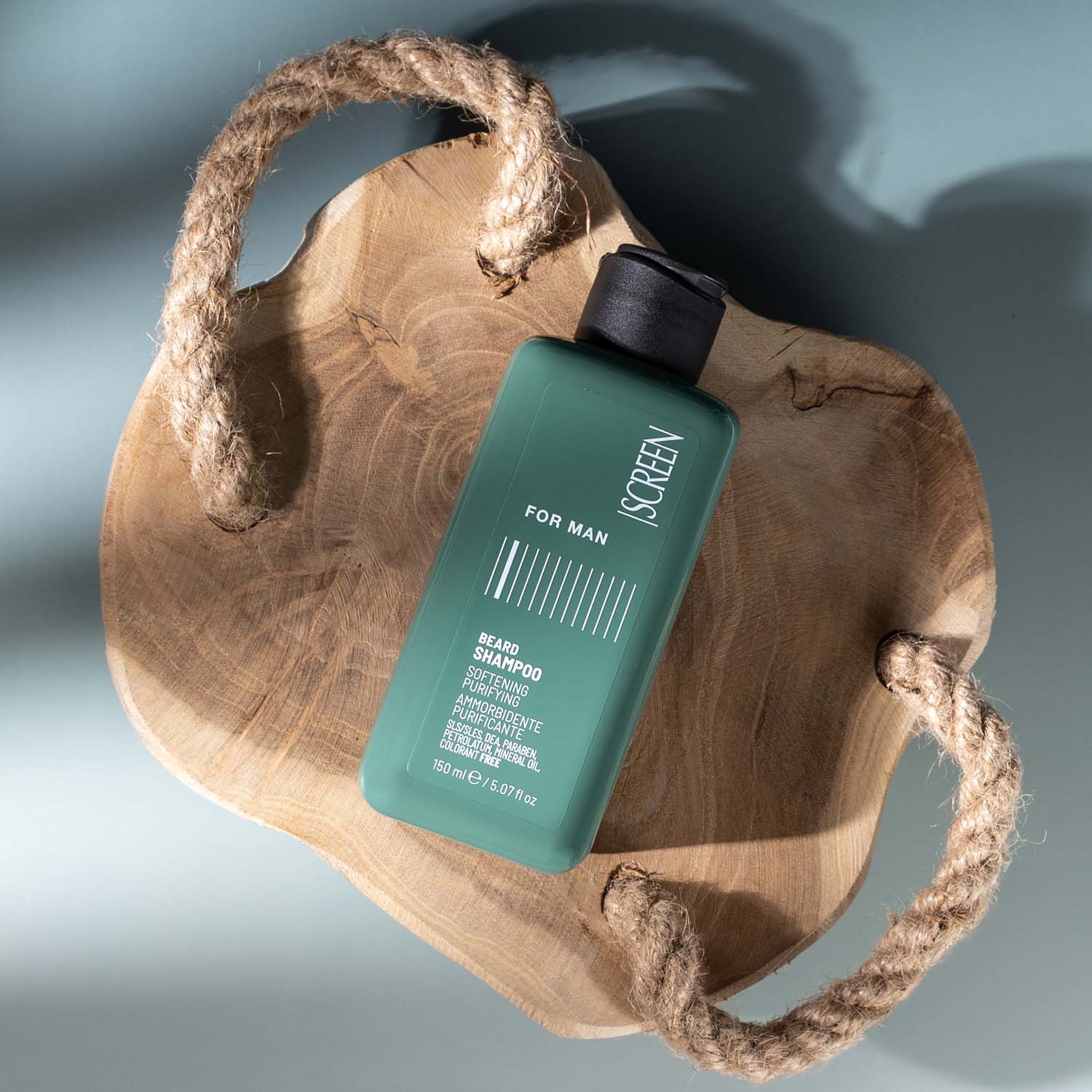 Зволожуючий і очищаючий шампунь для бороди SCREEN For Man Beard Shampoo, 150 ml - 2