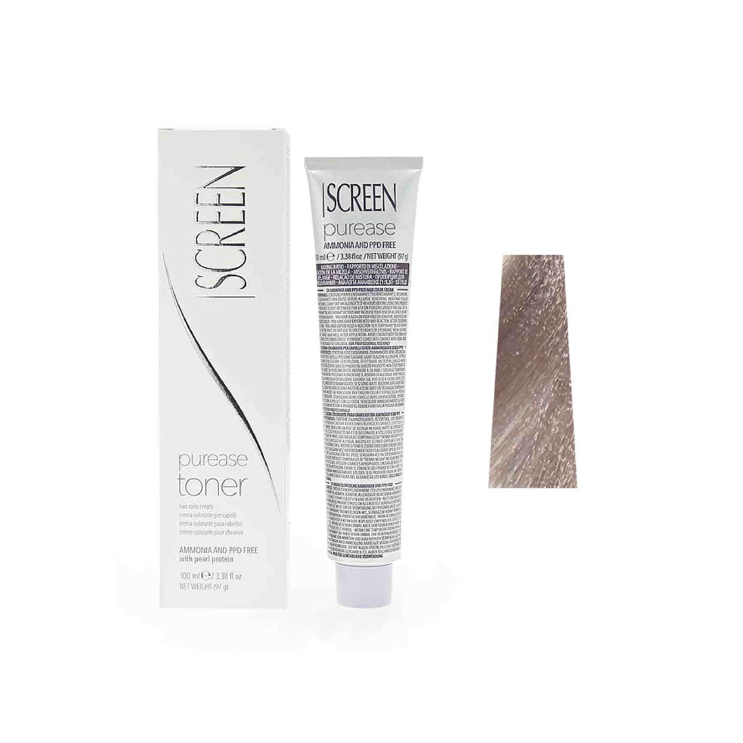 Крем-фарба без аміаку для тонування з протеїнами перлів SCREEN Purease Toner Sugar Pearl, 100 ml - 1