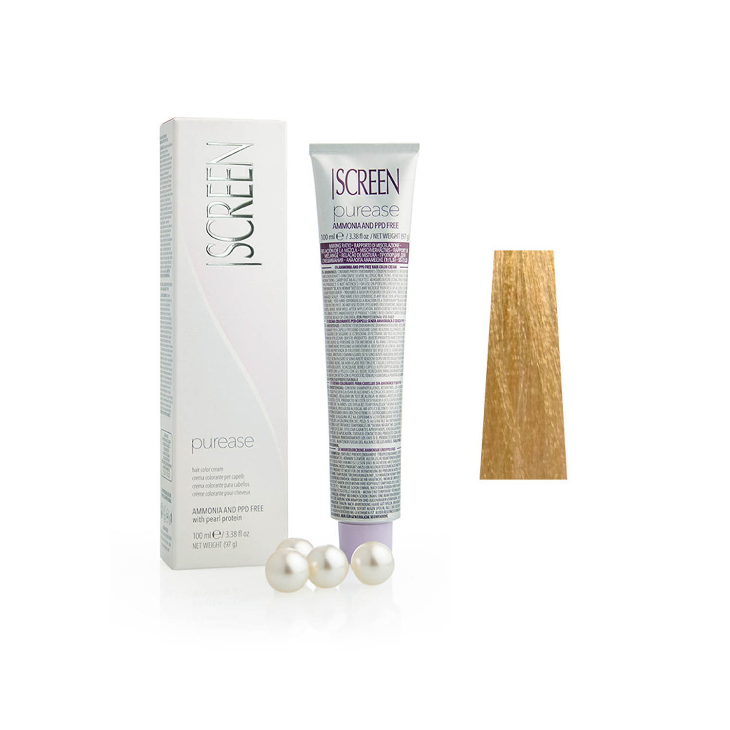 Крем-краска без аммиака с протеинами жемчуга SCREEN Purease 11N (11.0) Platinum Blonde, 100 ml - 1