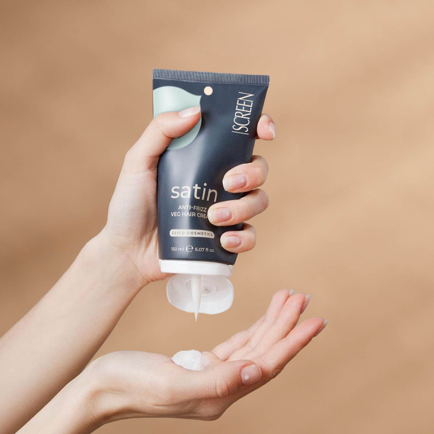 Дисциплинирующий крем для гладкости волос SCREEN Purest Satin Anti-Frizz Veg Hair Cream, 150 ml - 3