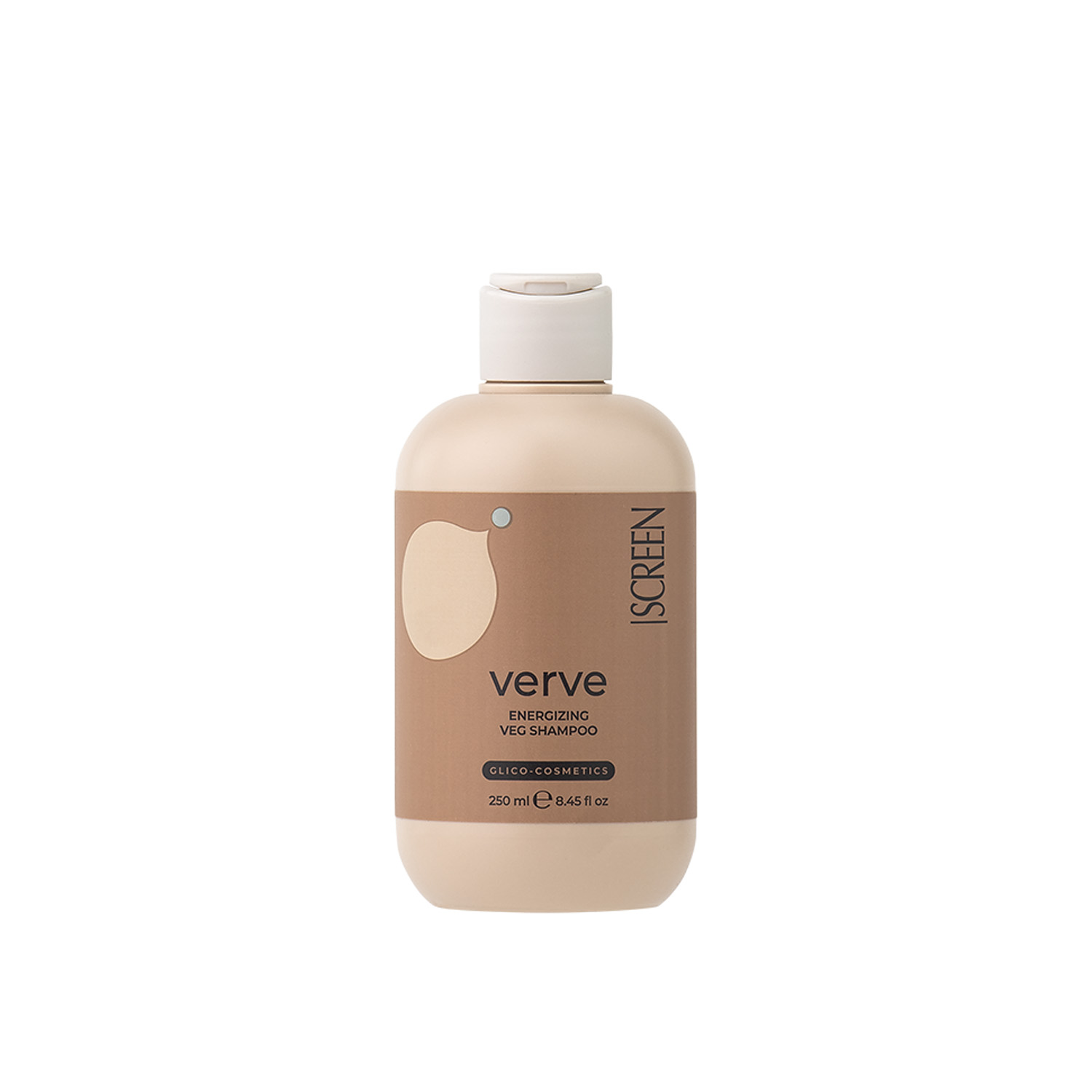 Стимулюючий шампунь для стоншеного волосся SCREEN Purest Verve Energizing Veg Shampoo, 250 ml - 1