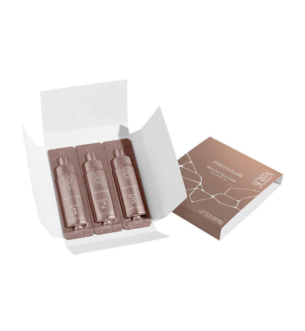 Індивідуальний набір для відновлення волосся SCREEN Repair Discovery Kit - 1