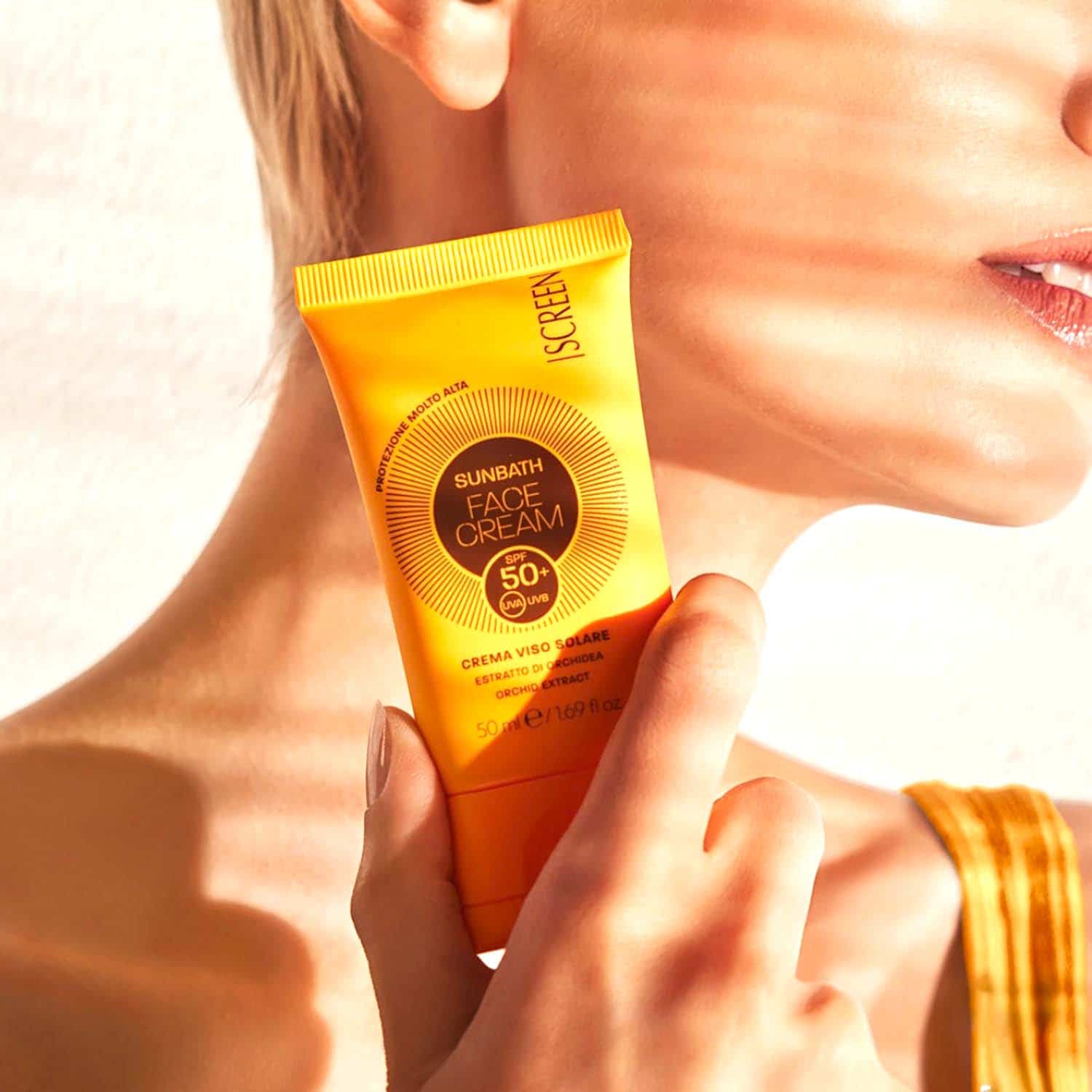 Сонцезахисний крем для обличчя SPF 50+ SCREEN SunControl Sunbath Face Cream, 50 мл - 3