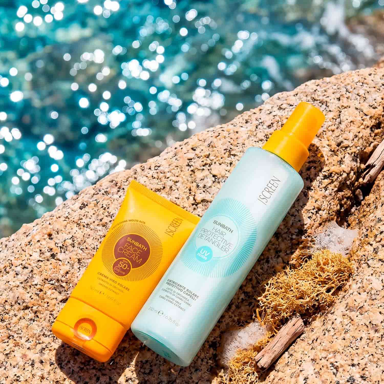 Двухфазный спрей для распутывания волос с УФ-фильтрами SCREEN SunControl Sunbath Hair Protective Detangler, 200 мл - 3