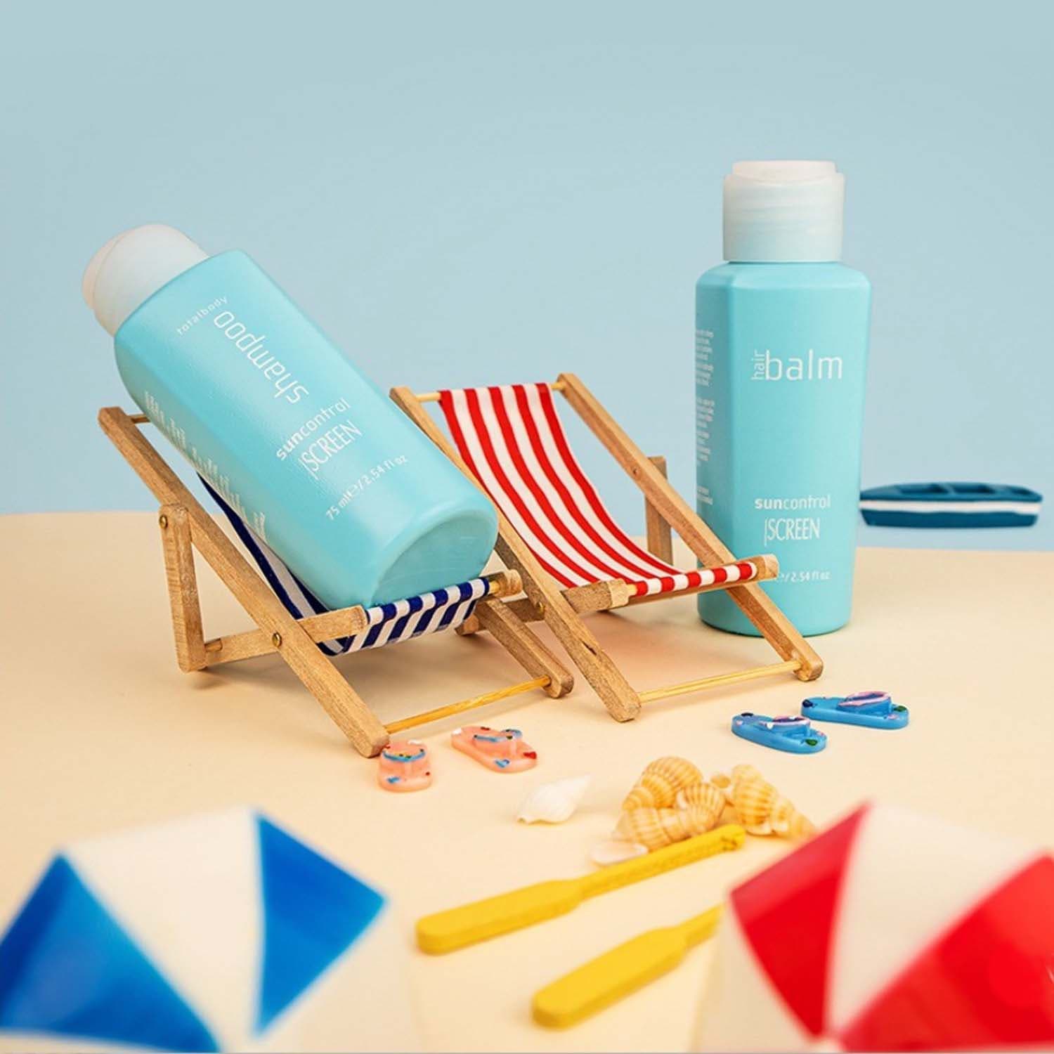 Шампунь для волос и тела с УФ-фильтрами SCREEN SunControl Totalbody Shampoo, 75 мл - 2