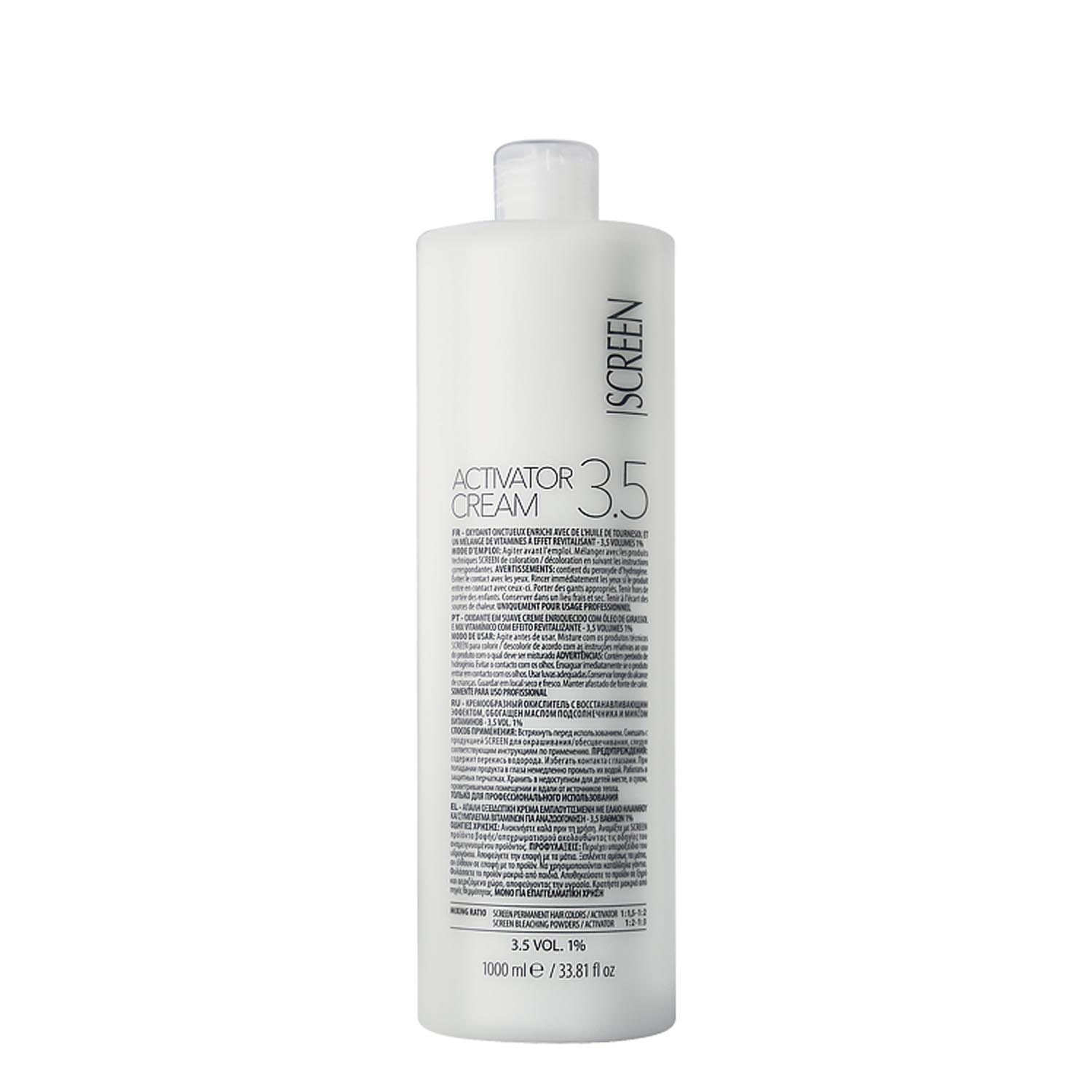 М’який крем-оксидант 1% SCREEN Activator Cream 3.5 Vol, 1000 ml