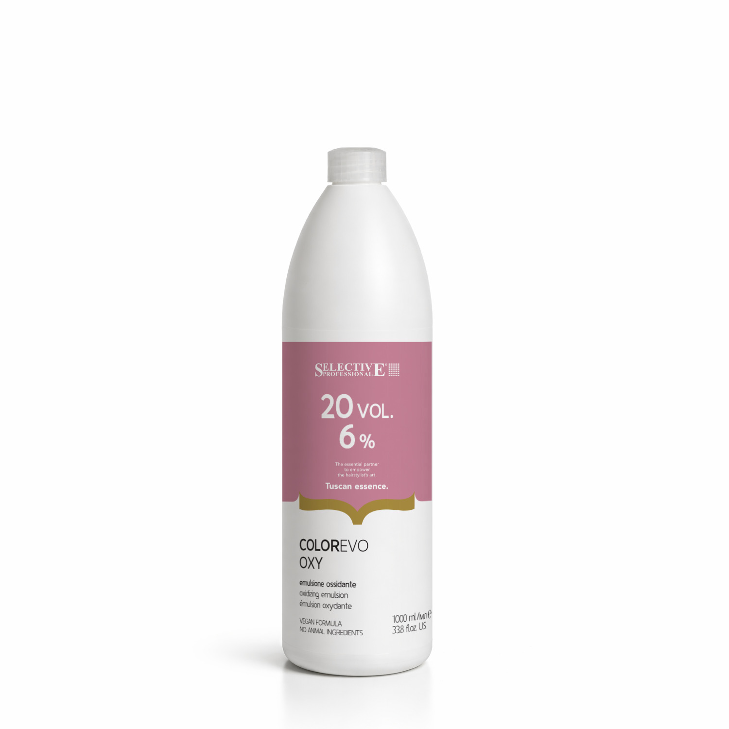 Окисник 6% Selective Professional Colorevo Oxy 20 Vol, 1000 мл - 1