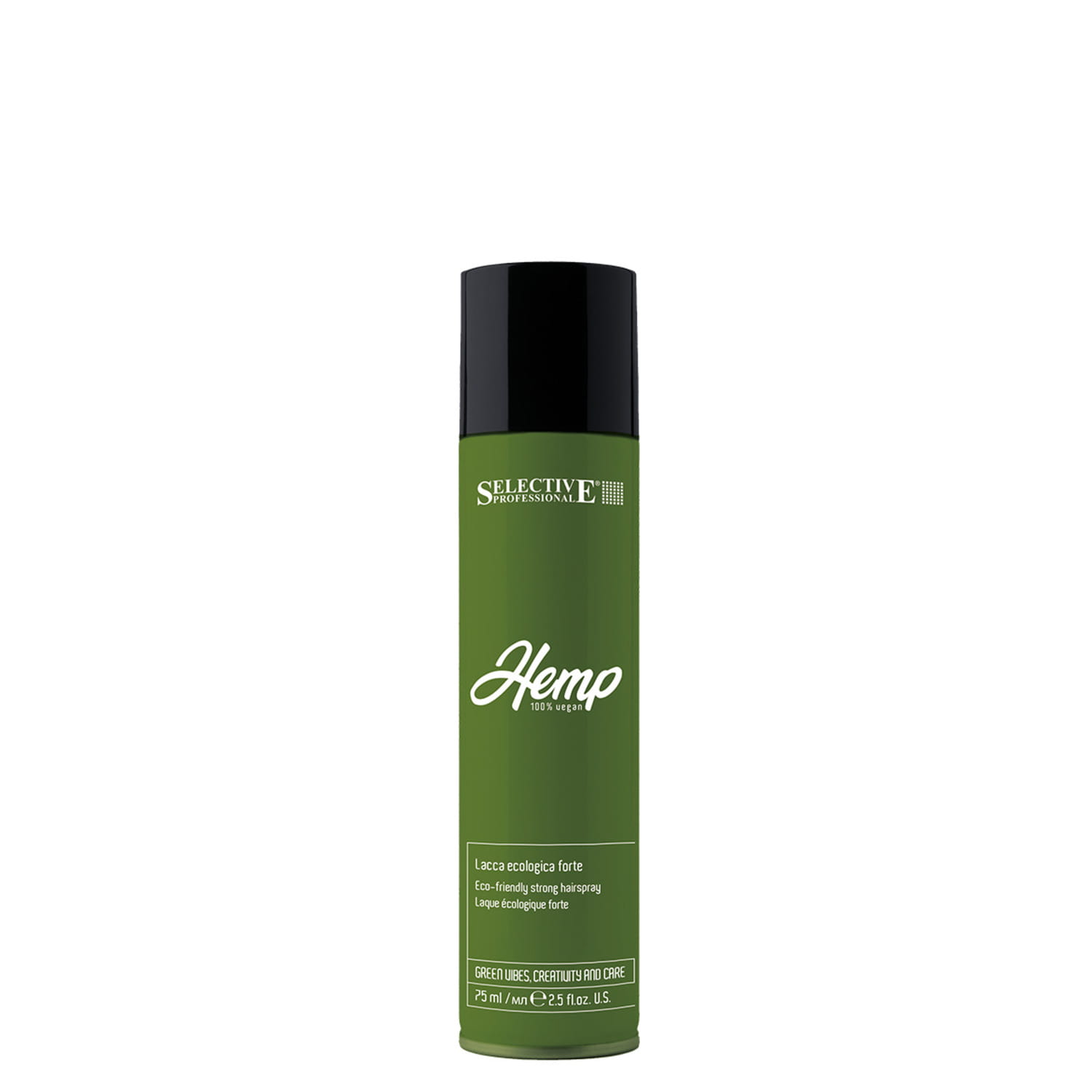 Лак для волосся сильної фіксації Selective Professional Hemp Strong Hairspray, 75 мл - 1