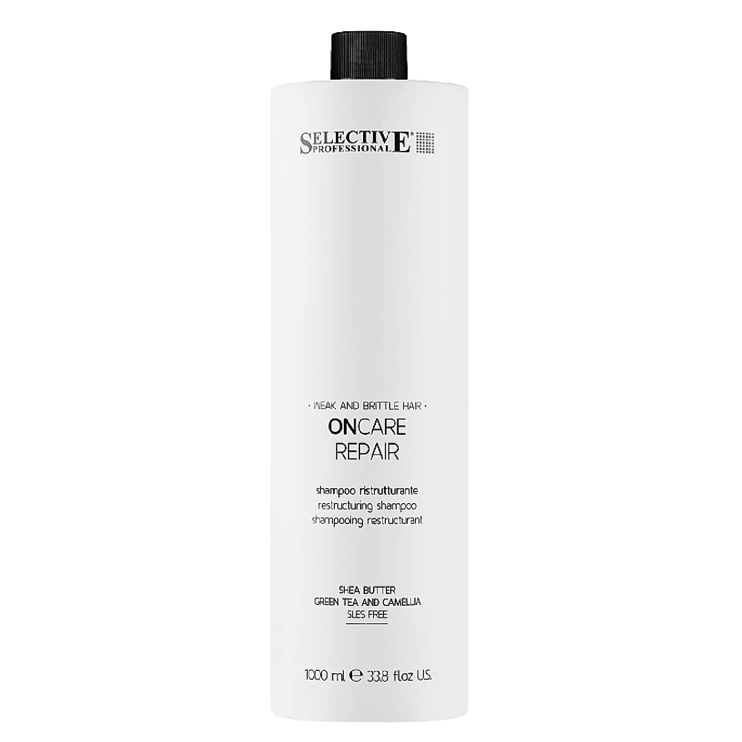 Відновлювальний шампунь для волосся Selective Professional Repair Shampoo, 1000 мл - 1