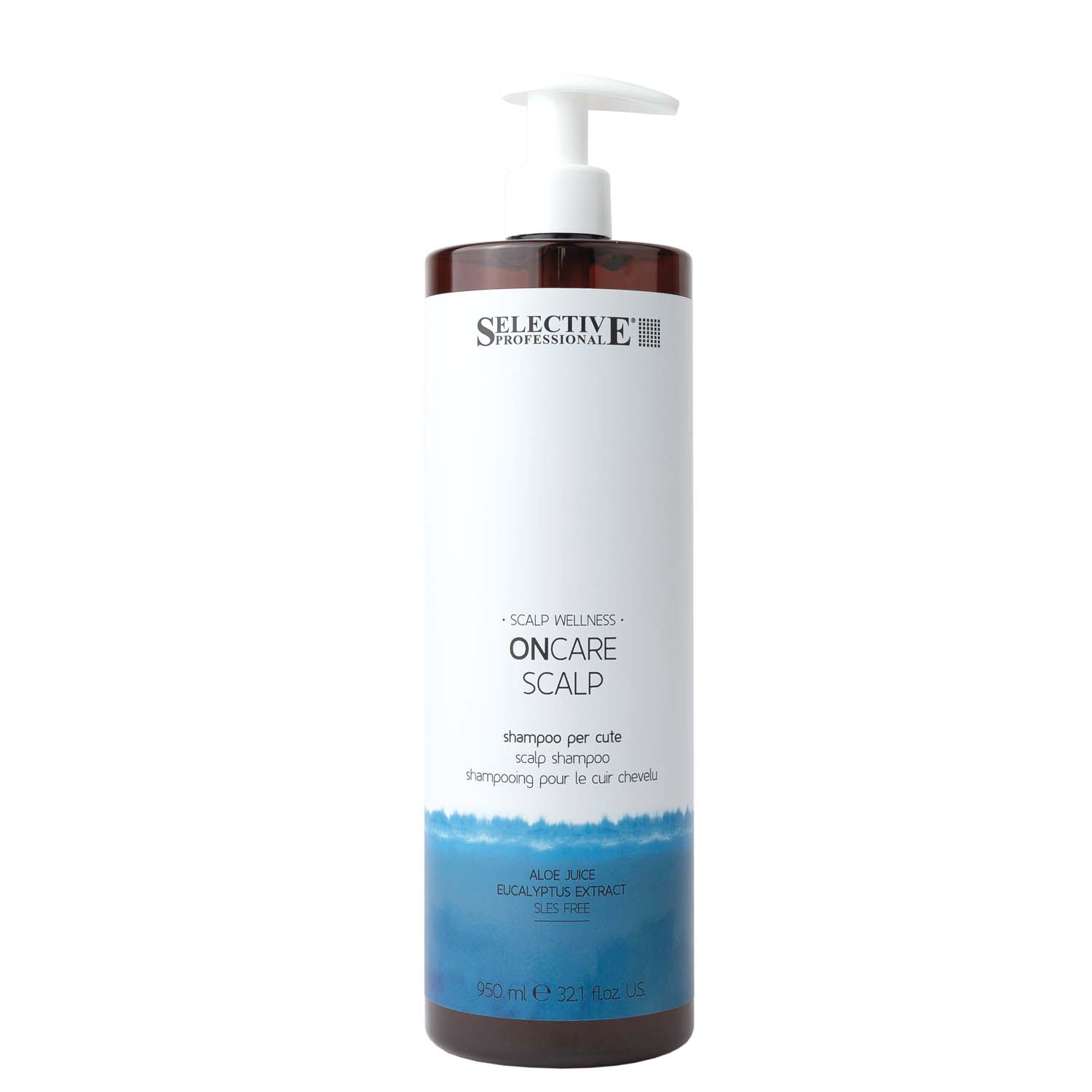 Шампунь для щоденного догляду за шкірою голови Selective Professional Scalp Skin Shampoo, 950 мл - 1