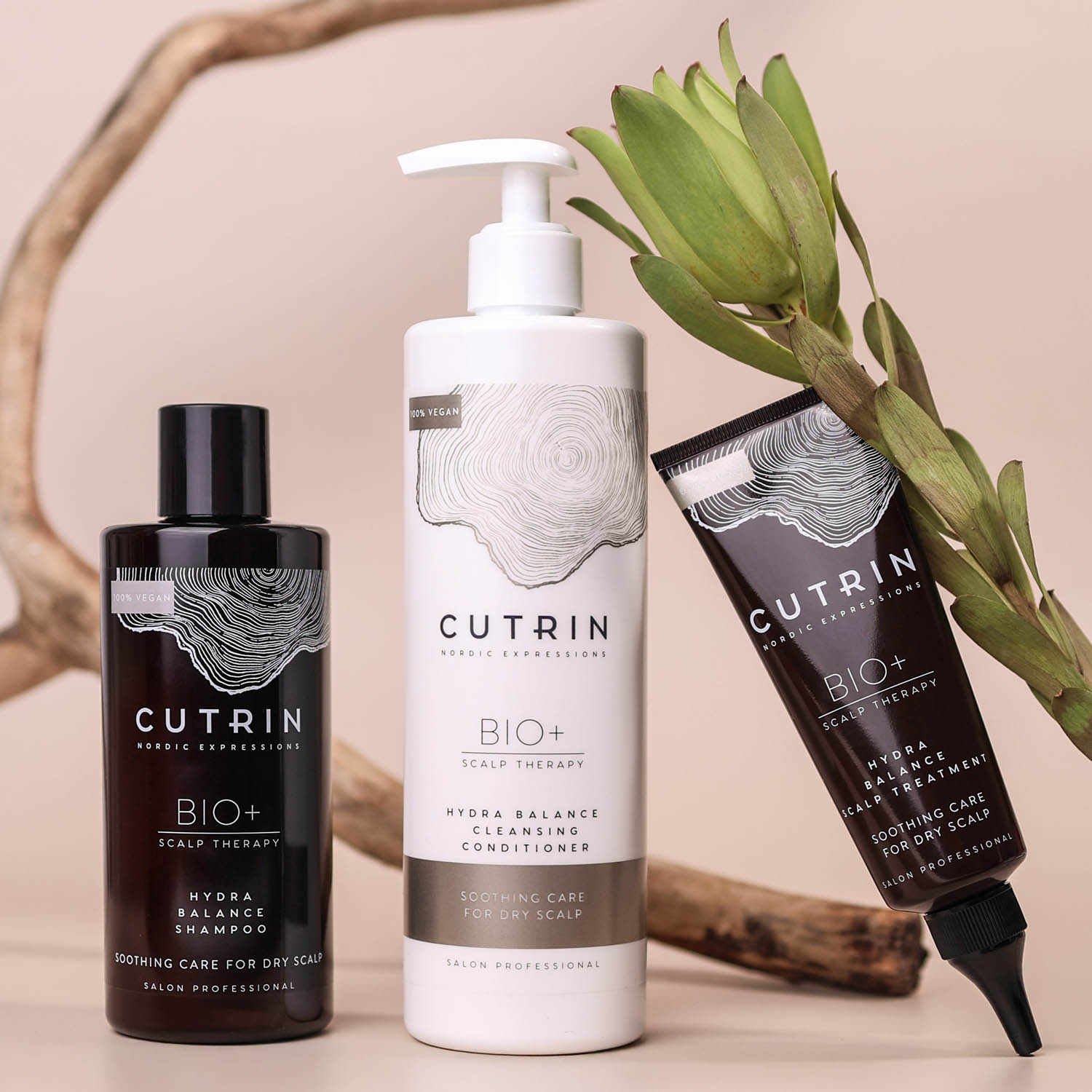 Очищувальний кондиціонер для волосся CUTRIN BIO+ Hydra Balance Cleansing Conditioner, 400 ml - 3