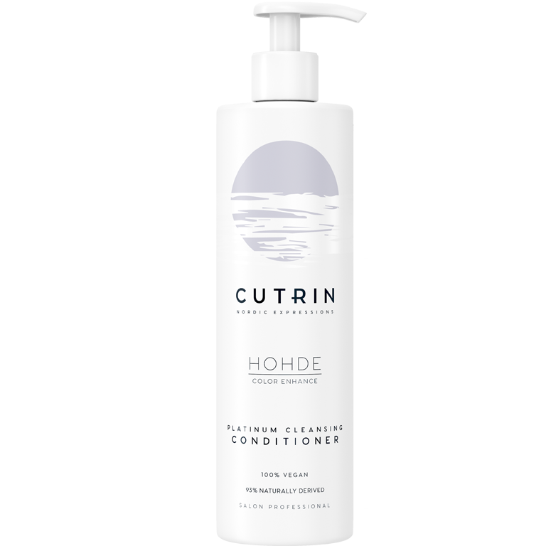 Тонуючий кондиціонер CUTRIN HOHDE Platinum Cleansing Conditioner (Відтінок: платиновий) - 1