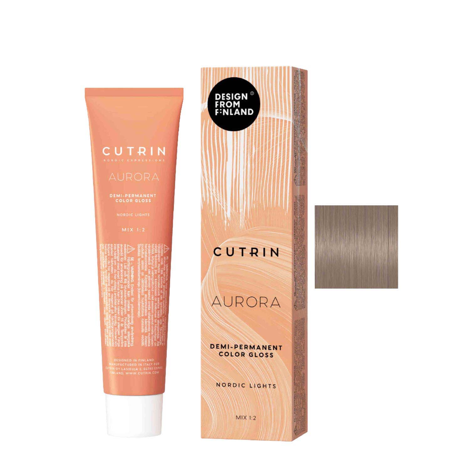 Гелевая безаммиачная краска для волос CUTRIN Aurora Nordic Lights 9.33 Golden Honey, 60 ml