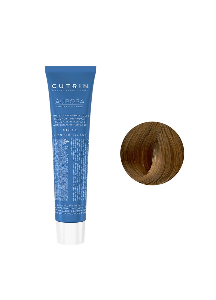 Безаміачна крем-фарба для волосся CUTRIN AURORA Demi (Колір: 7.74 Корична булочка) - 1