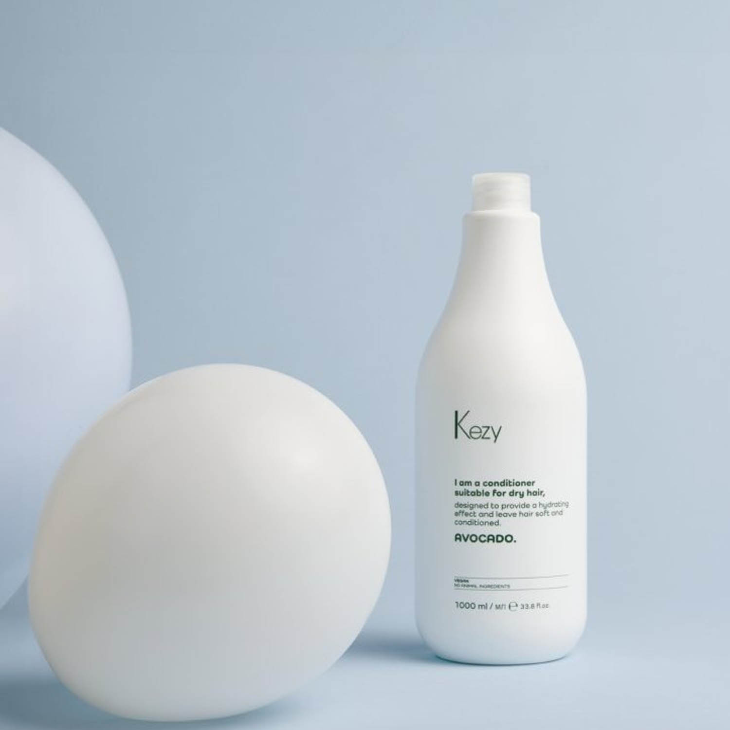 Кондиціонер для сухого волосся Kezy Avocado Conditioner, 1000 ml - 2