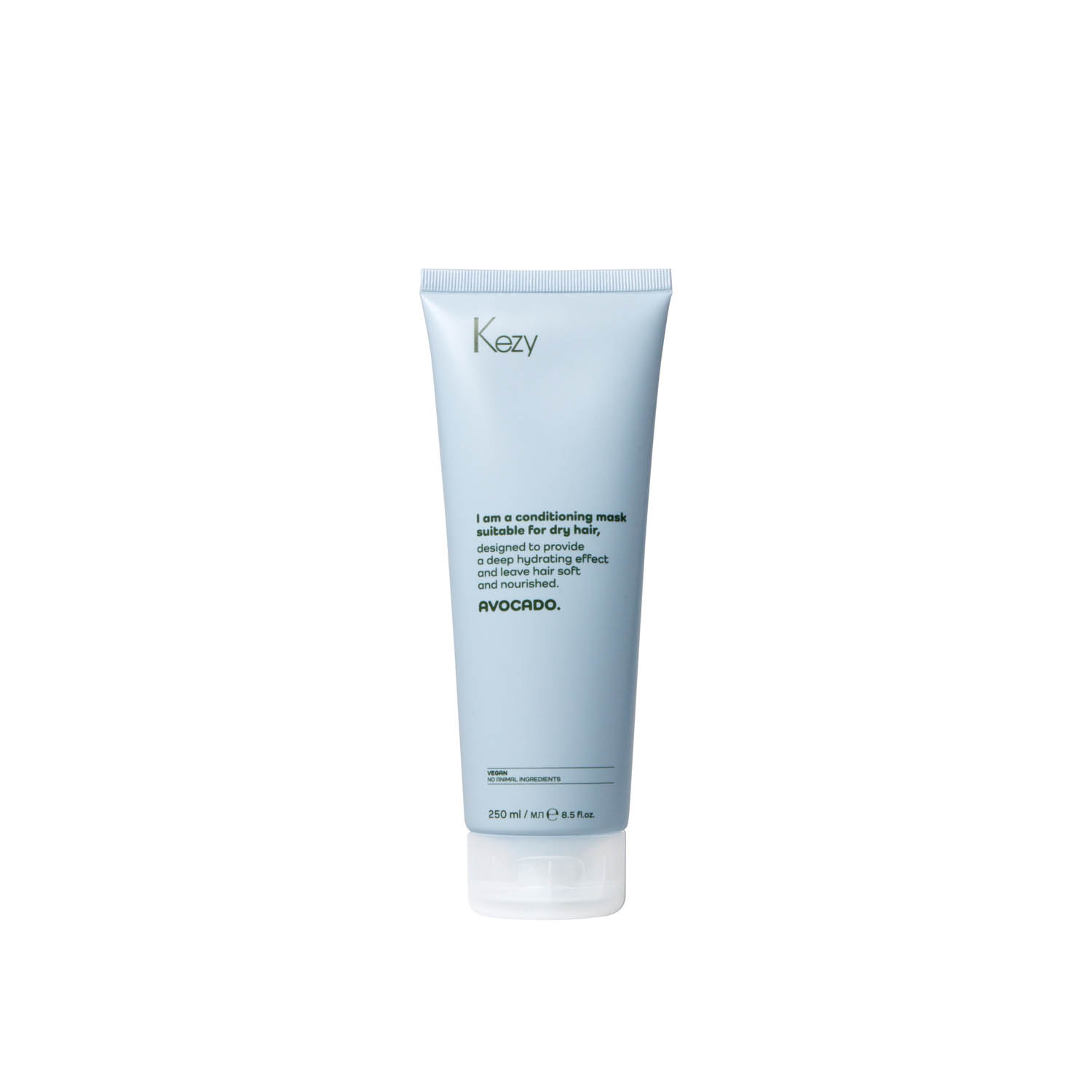 Кондиціонуюча ліпідна маска для сухого волосся Kezy Avocado Mask, 250 ml - 1