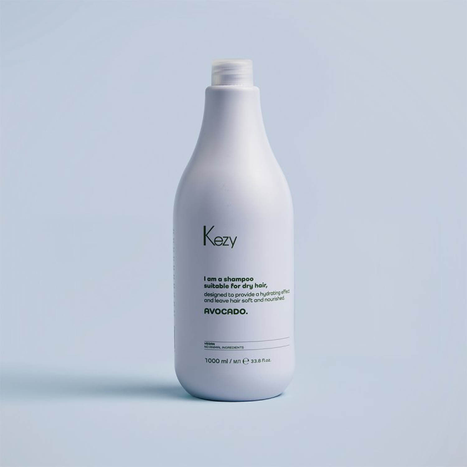 Шампунь для сухого волосся Kezy Avocado Shampoo, 1000 ml - 2