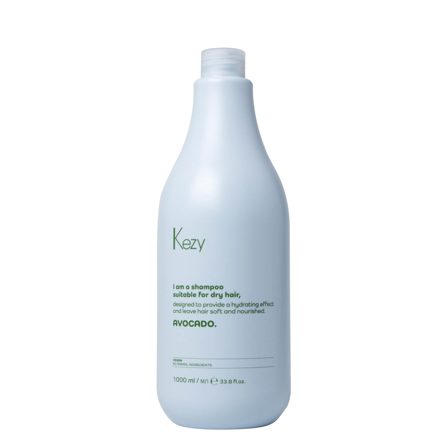 Шампунь для сухого волосся Kezy Avocado Shampoo, 1000 ml - 1