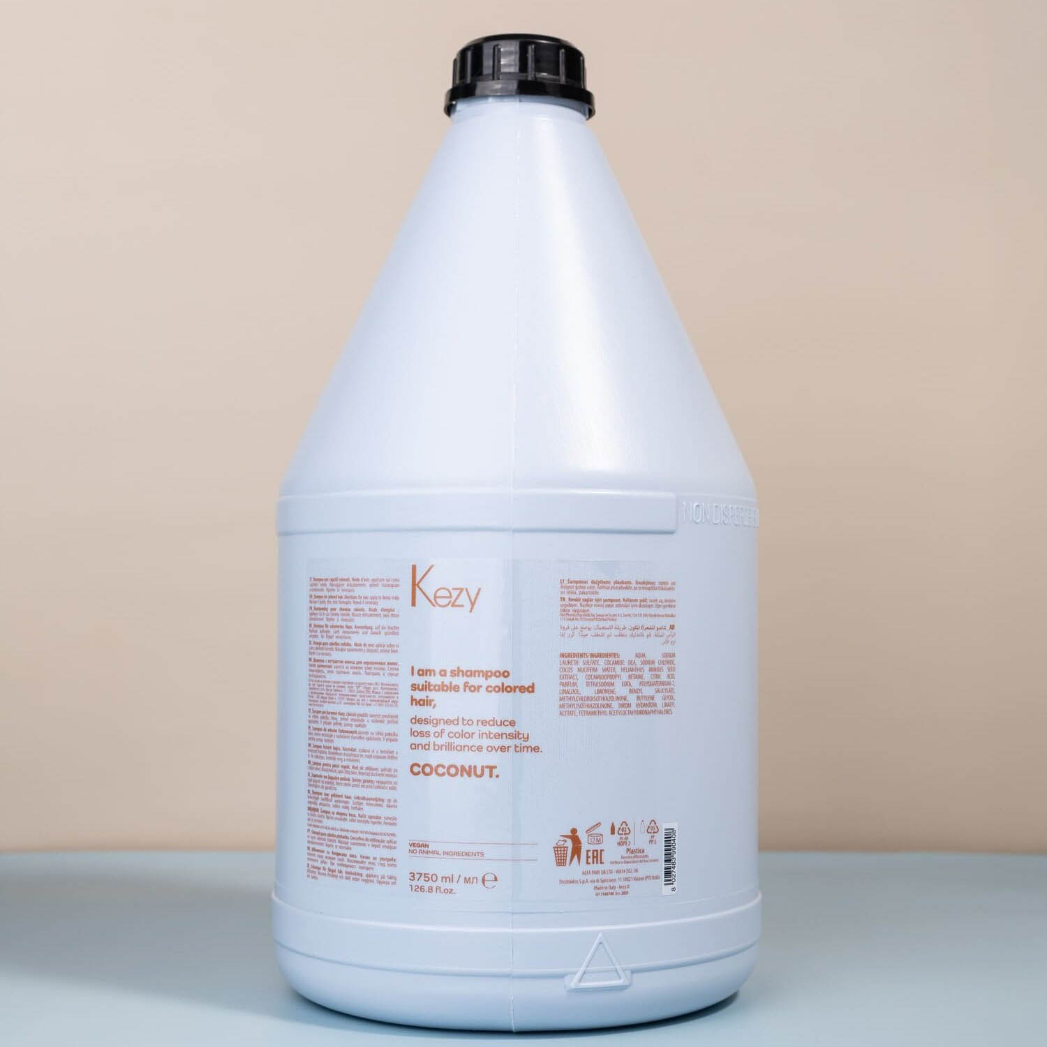 Шампунь для фарбованого волосся Kezy Coconut Shampoo, 3750 ml - 2