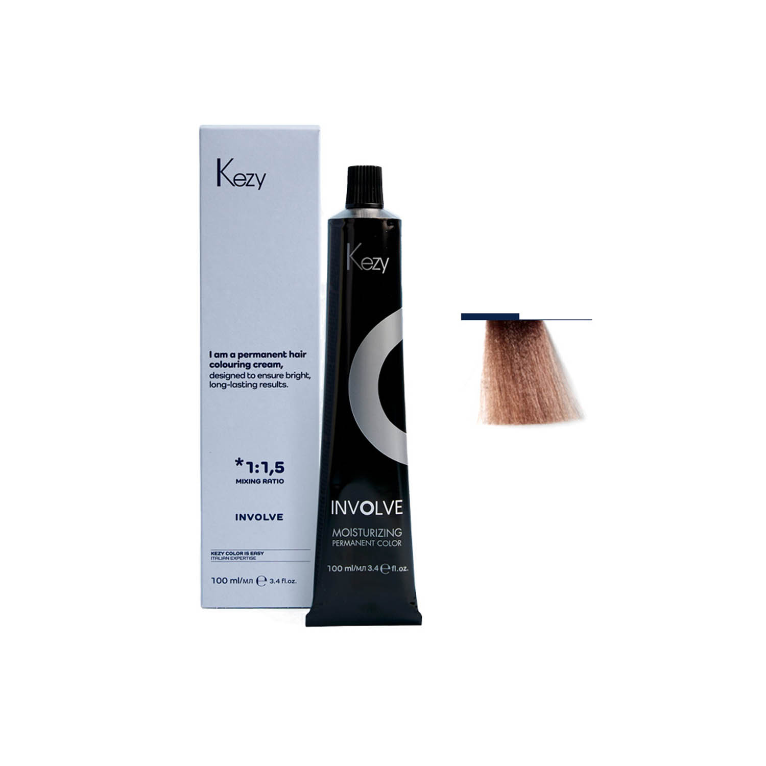 Крем-фарба для волосся Kezy Involve color 8.26 Dolomy, 100 ml - 1