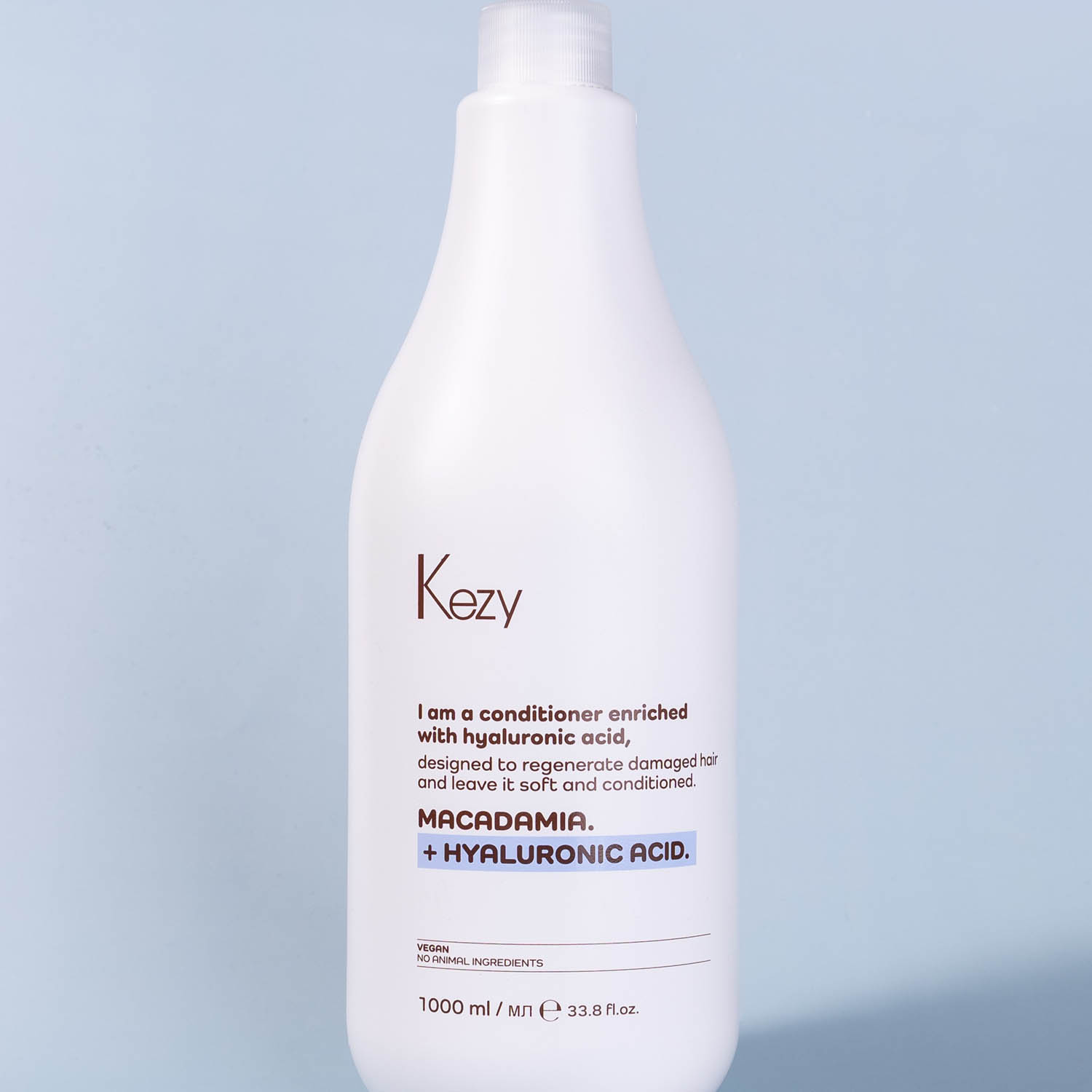 Реструктуруючий кондиціонер з гіалуроновою кислотою Kezy Macadamia Plus Conditioner, 1000 ml - 2