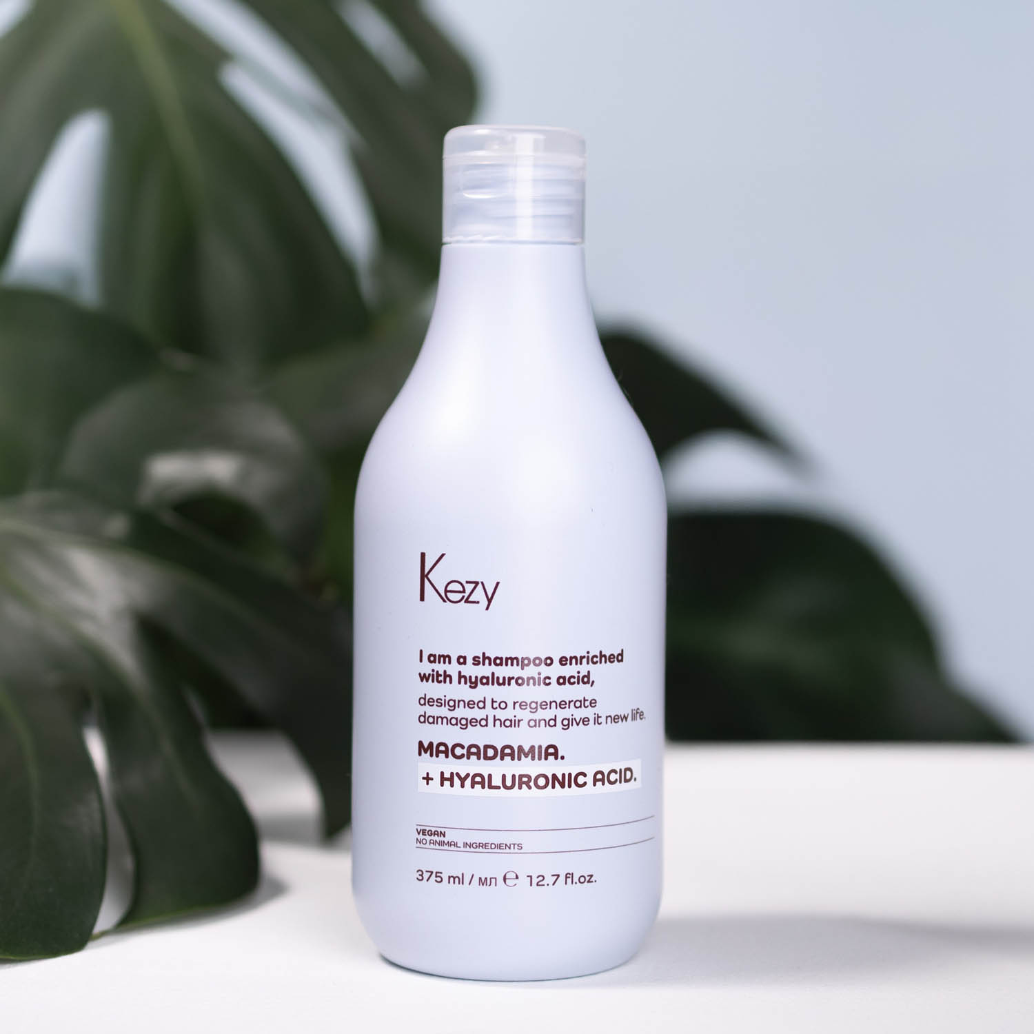 Реструктуруючий шампунь з гіалуроновою кислотою Kezy Macadamia Plus Shampoo, 375 ml - 2