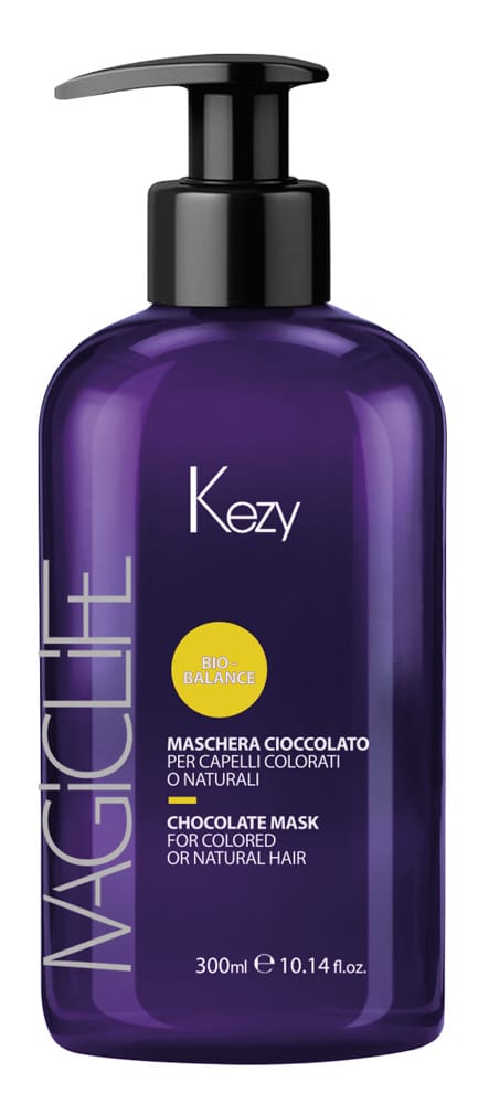 Шоколадна маска для фарбованого або натурального волосся Kezy MASCHERA CIOCCOLATO - 1