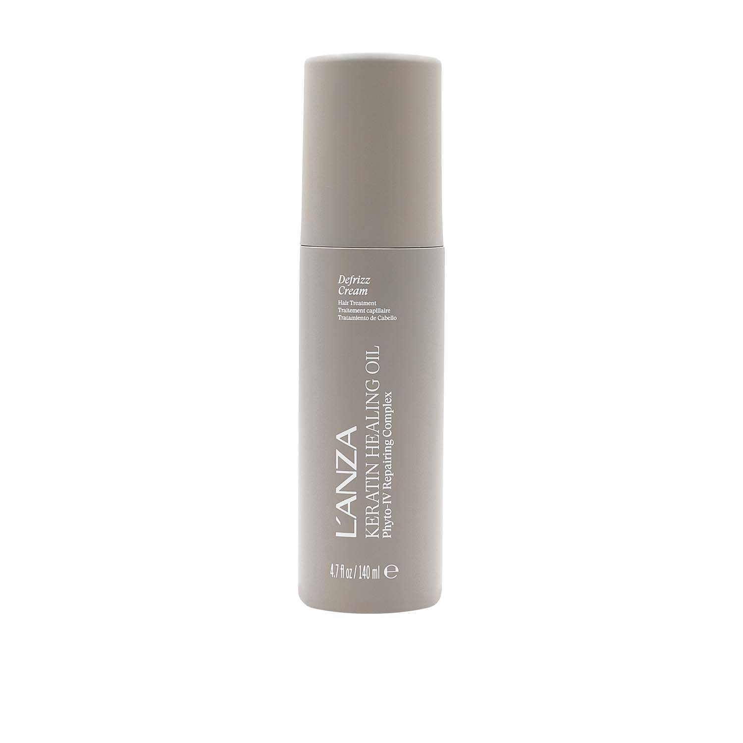 Разглаживающий крем для волос с кератиновым эликсиром LʼANZA Keratin Healing Oil Defrizz Cream - 1