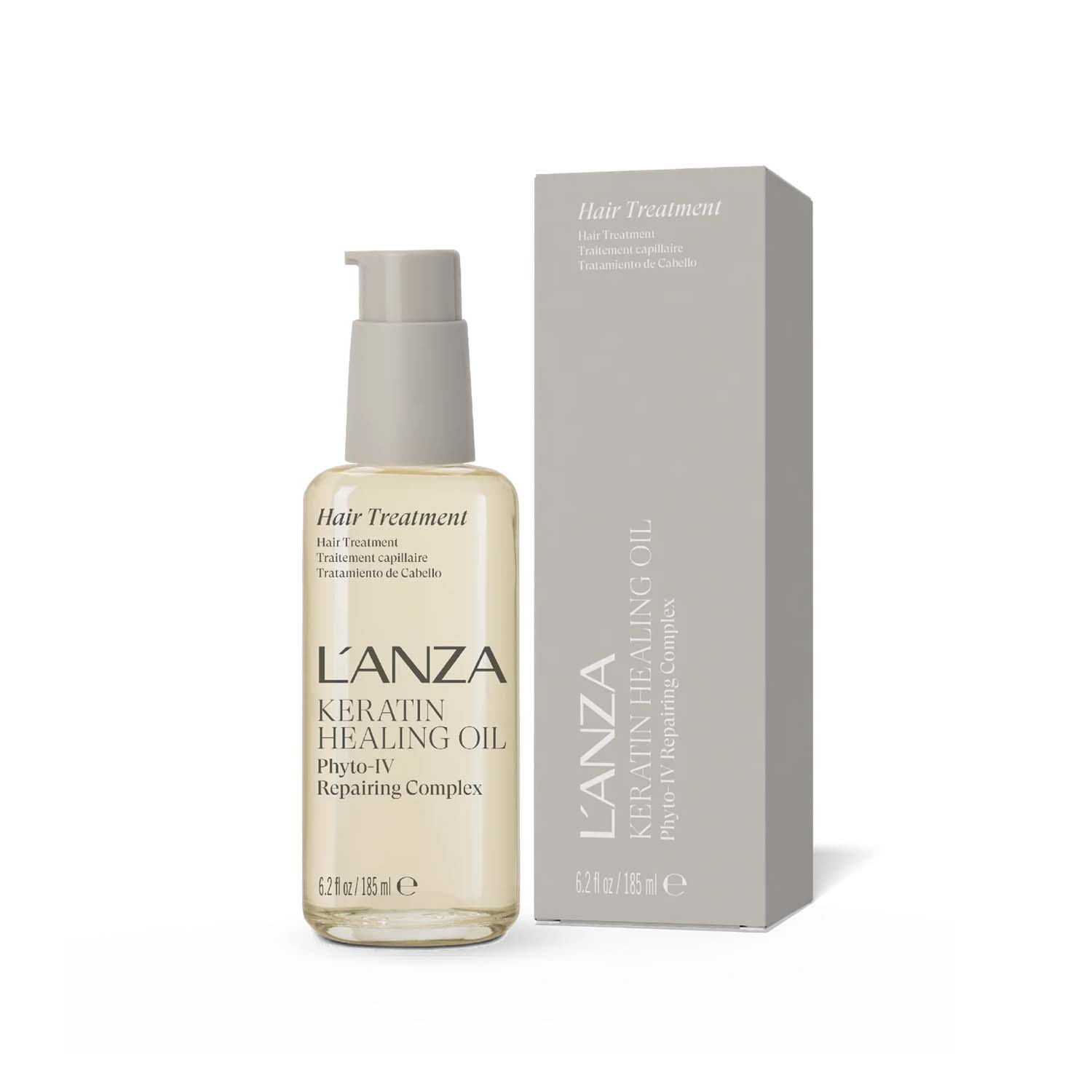 Кератиновий еліксир для волосся LʼANZA Keratin Healing Oil Treatment, 185 ml
