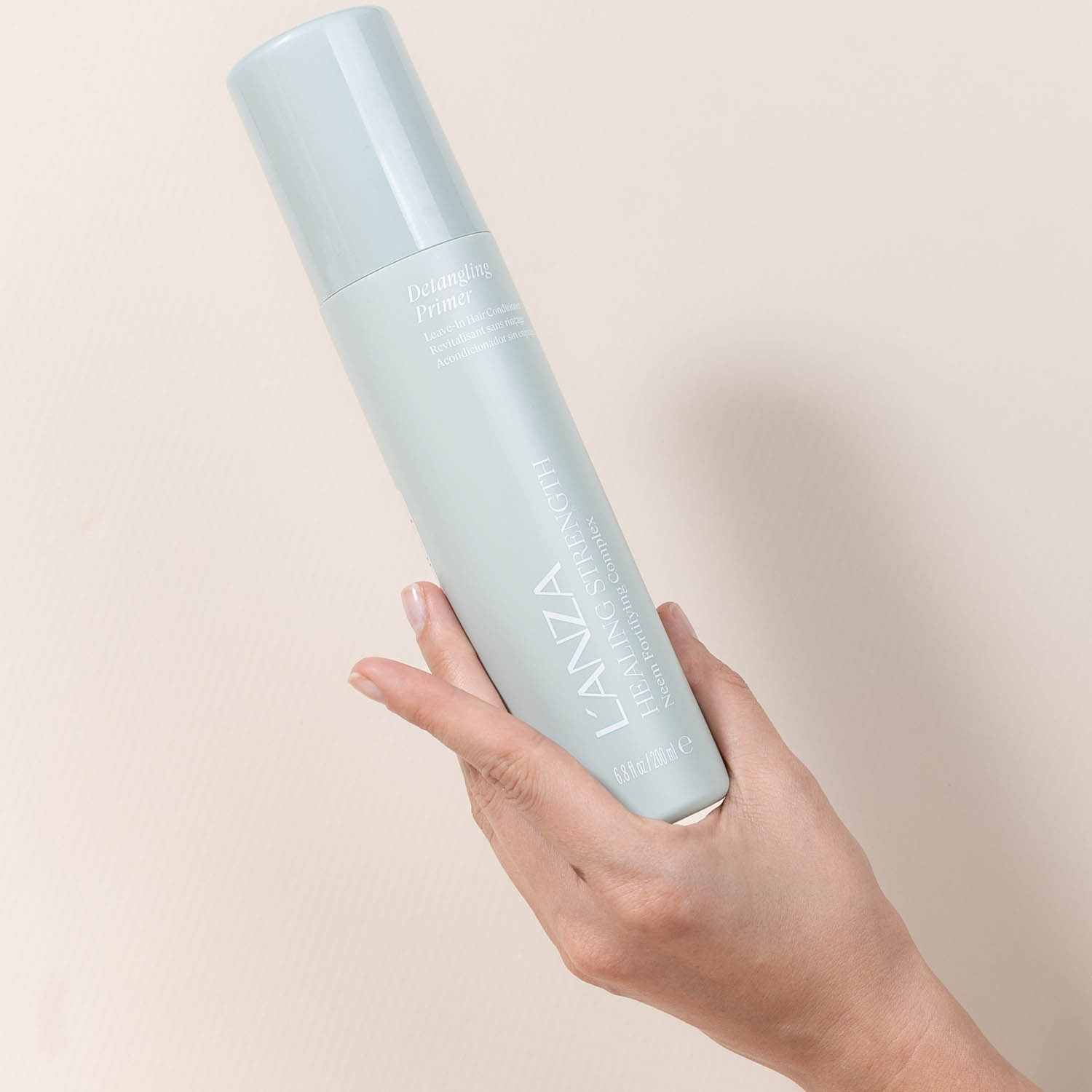 Незмивний спрей-праймер з екстрактом німу LANZA Healing Strength Detangling Primer Neem, 200 ml - 2