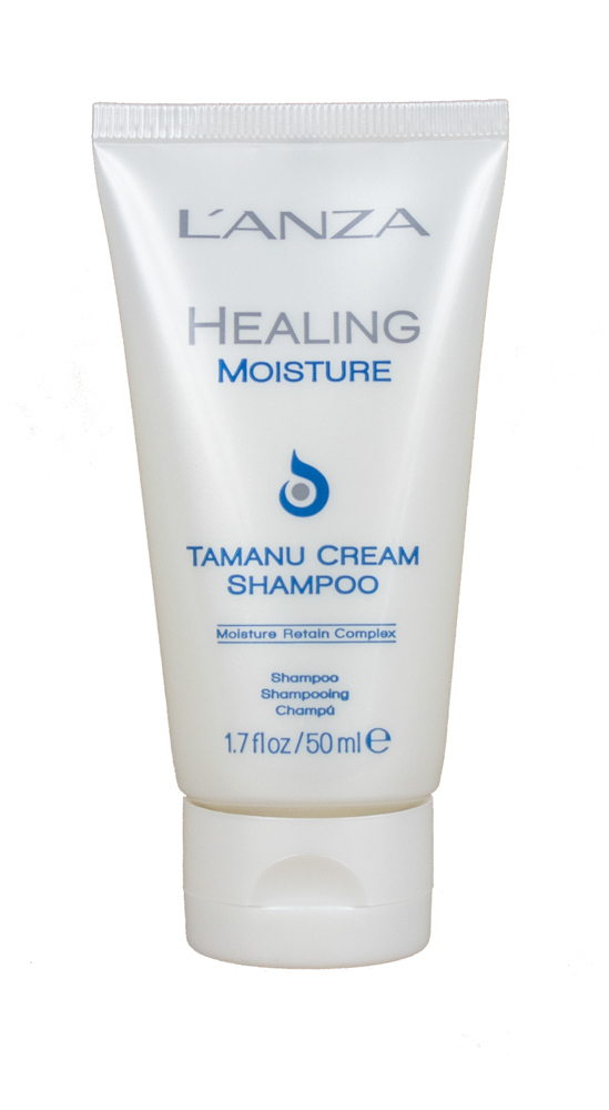 Відновлювальний крем-шампунь з олією Тамань LʼANZA Healing Moisture Tamanu Cream Shampoo, 50 ml - 1