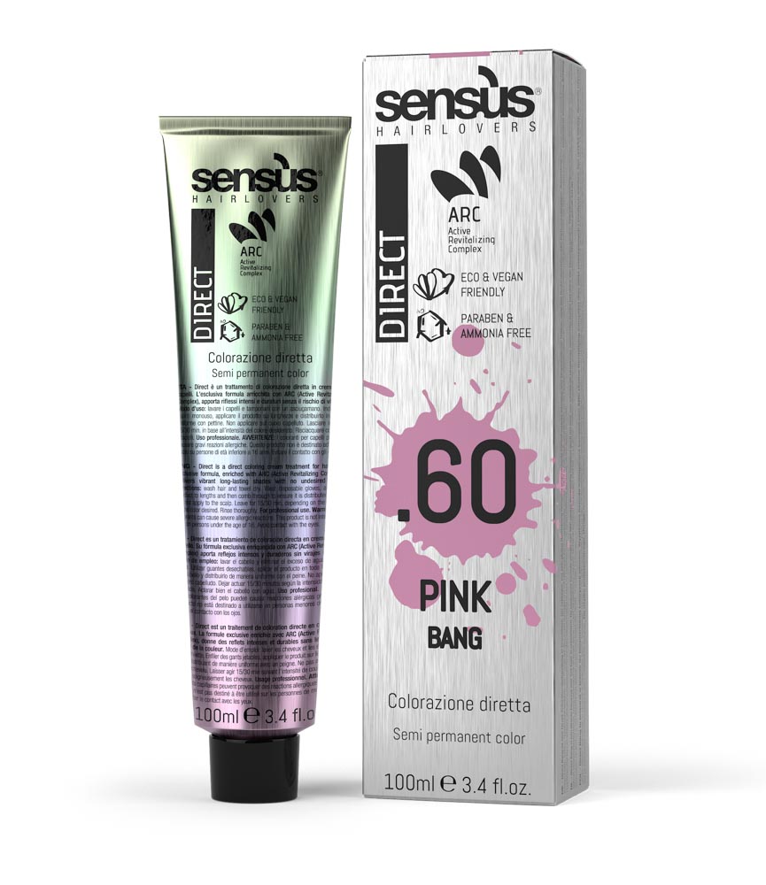 Пігмент Прямої Дії Рожевий Sens.ùs Bang Pink .60 - 1