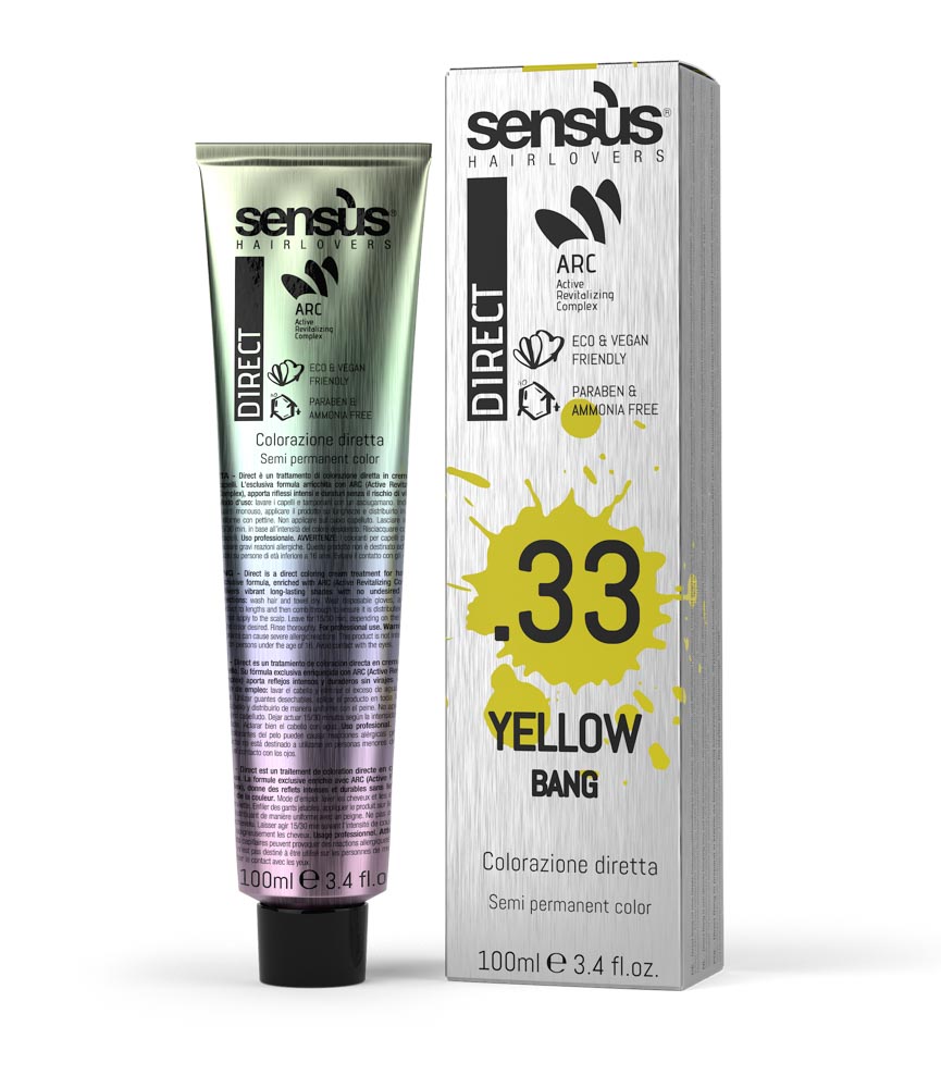 Пігмент Прямої Дії Жовтий Sens.ùs Bang Yellow .33 - 1
