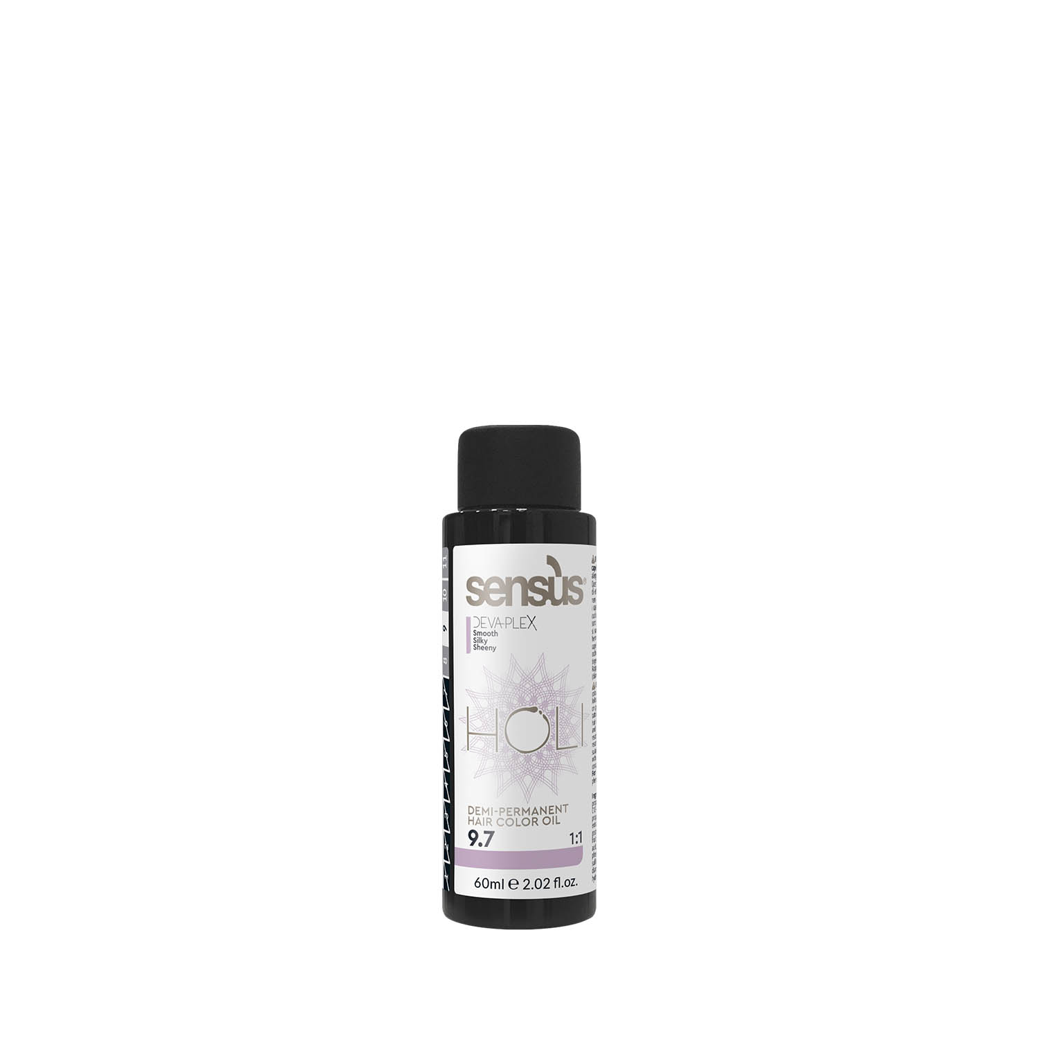 Фарба для волосся масляна безаміачна Sensus Holi 9.7 Very Light Violet Blonde, 60 ml - 1