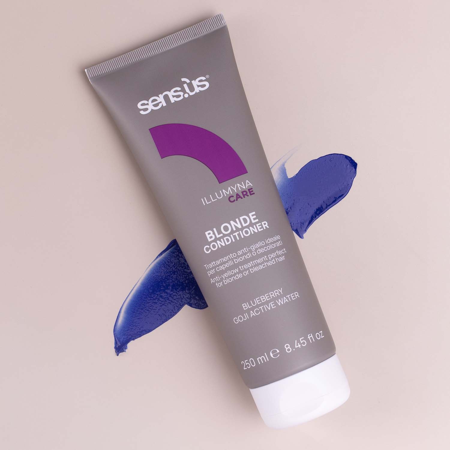 Кондиціонер проти жовтизни світлого волосся Sens.ùs Illumyna Blonde Conditioner, 250 ml - 2