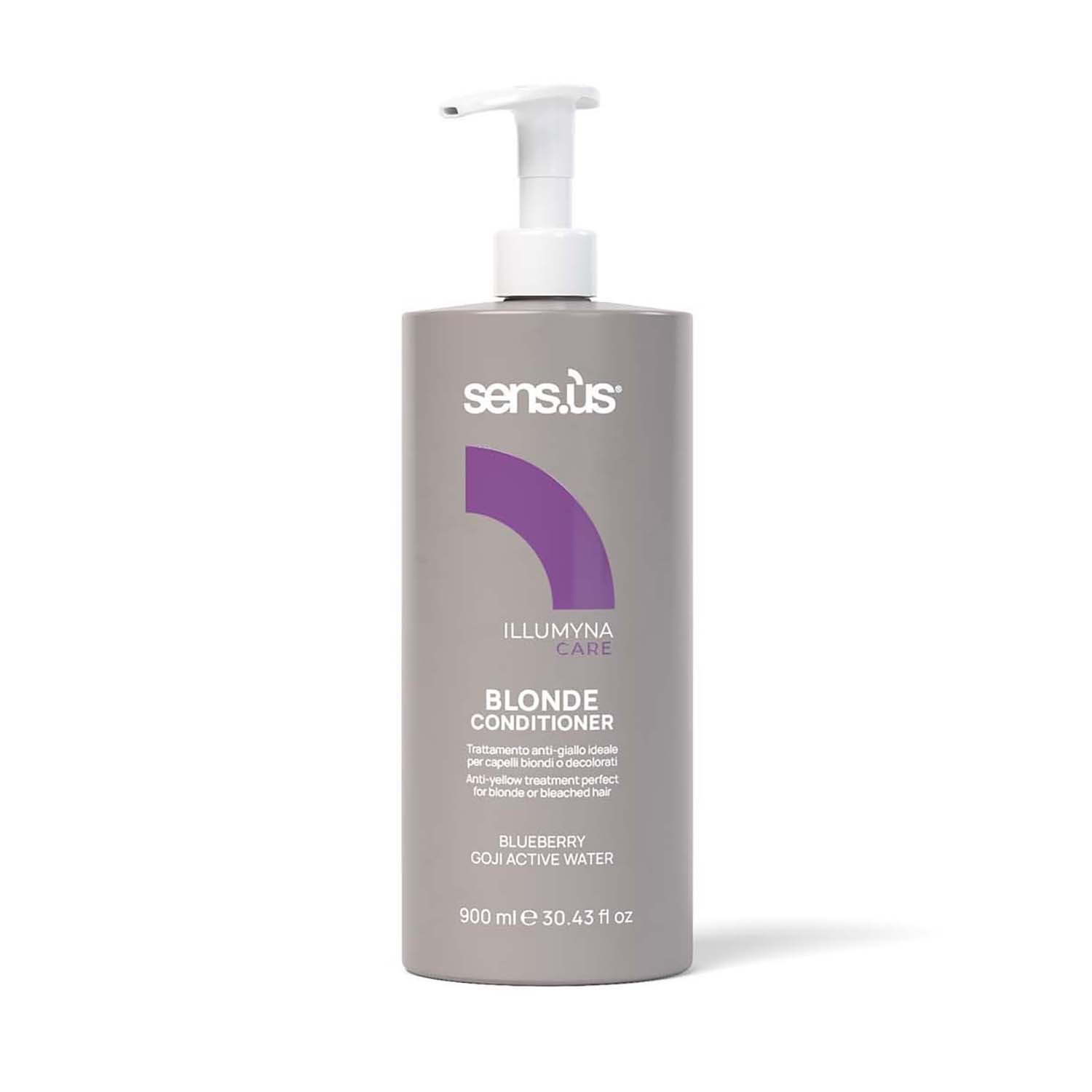 Кондиціонер проти жовтизни світлого волосся Sens.ùs Illumyna Blonde Conditioner, 900 ml - 1