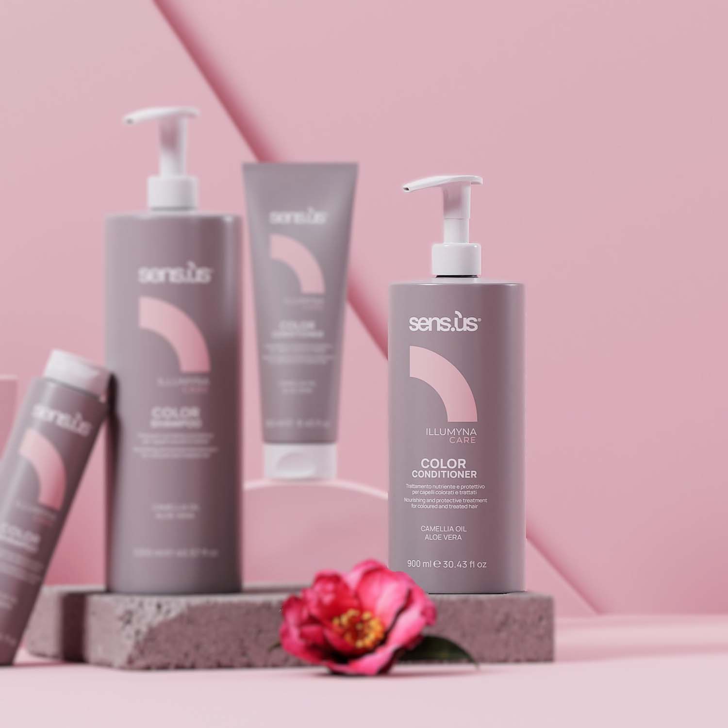 Захисний кондиціонер для фарбованого волосся Sens.ùs Illumyna Color Conditioner, 900 ml - 2