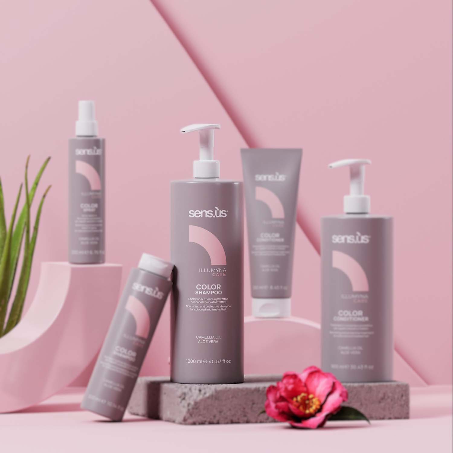 Захисний шампунь для фарбованого волосся Sens.ùs Illumyna Color Shampoo, 1200 ml - 2