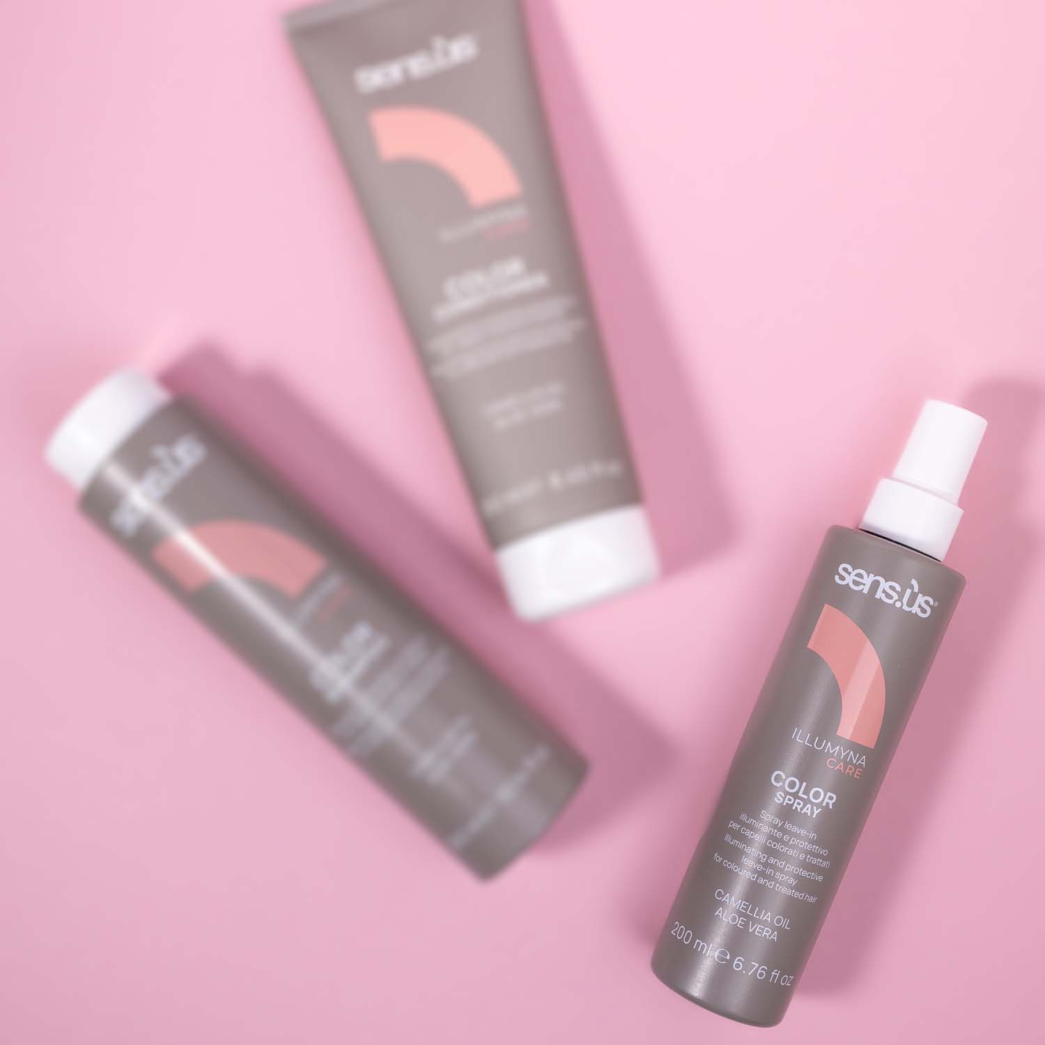 Захисний спрей для фарбованого волосся Sens.ùs Illumyna Color Spray, 200 ml - 2