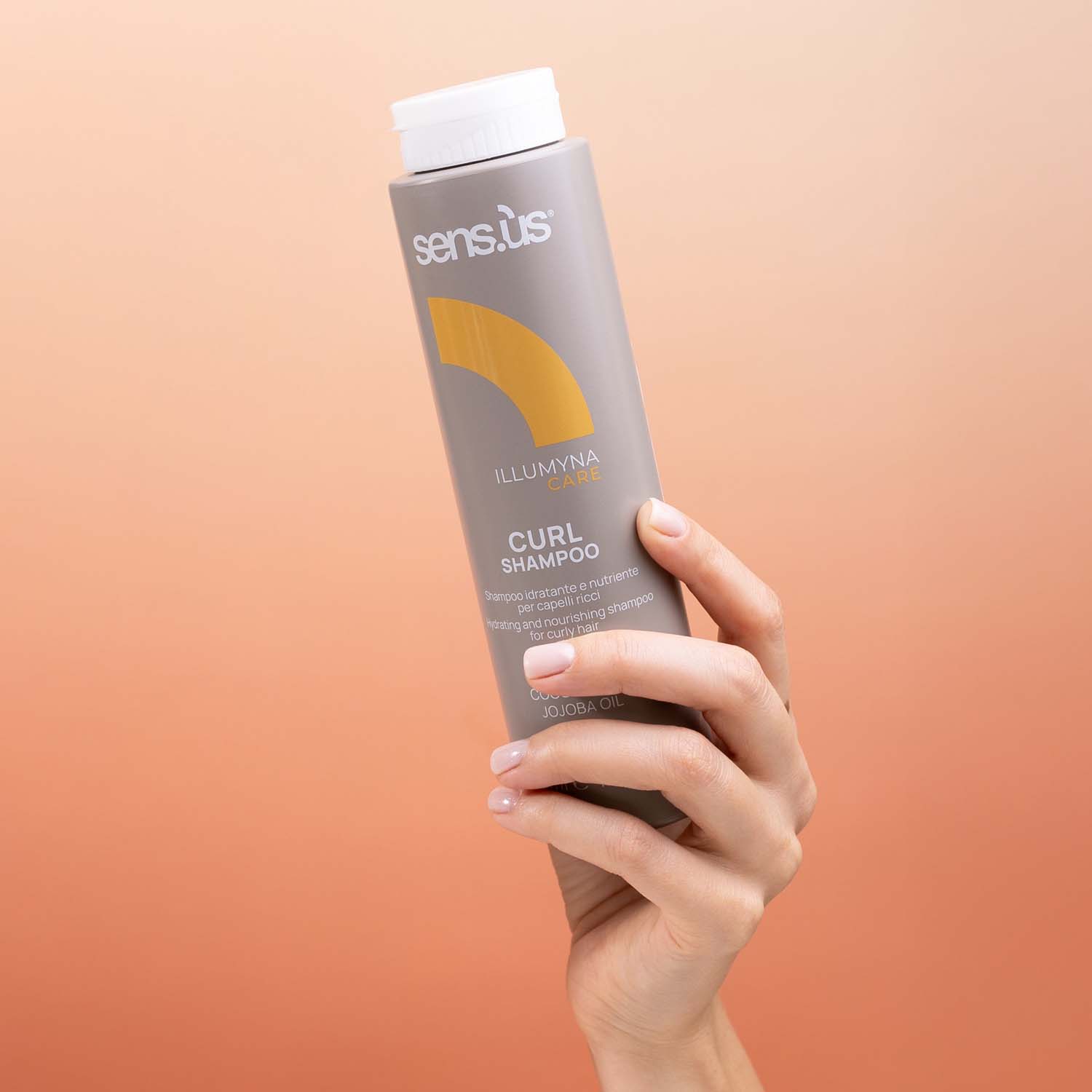 Зволожуючий шампунь для кучерявого волосся Sens.ùs Illumyna Curl Shampoo, 300 ml - 2