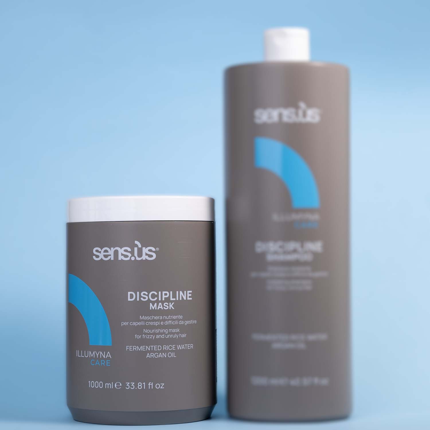 Живильна маска для пухнастого волосся Sens.ùs Illumyna Discipline Mask, 1000 ml - 3