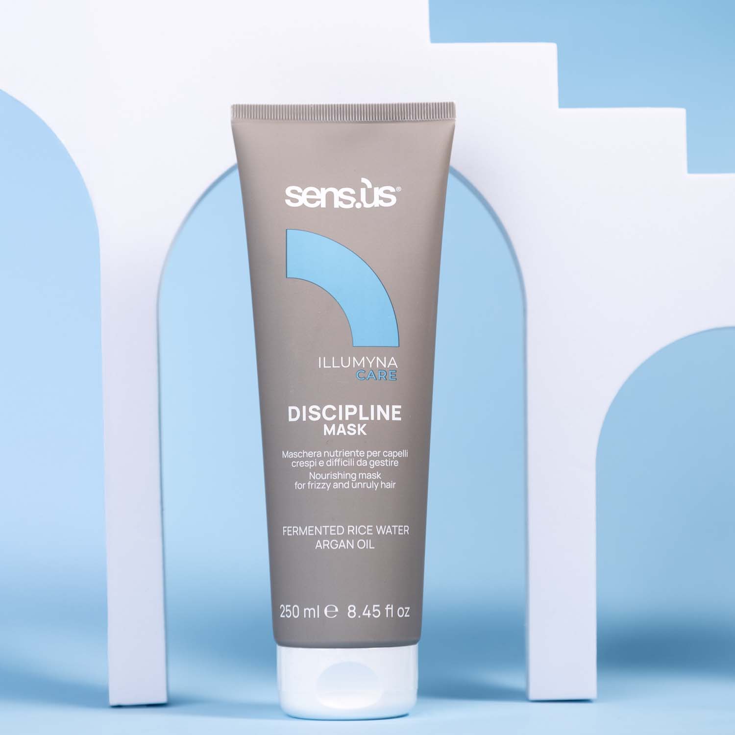 Живильна маска для пухнастого волосся Sens.ùs Illumyna Discipline Mask, 250 ml - 2