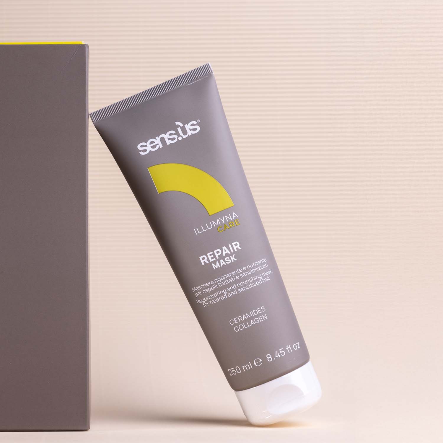 Відновлююча ліпідна маска для пошкодженого волосся Sens.ùs Illumyna Repair Mask, 250 ml - 2