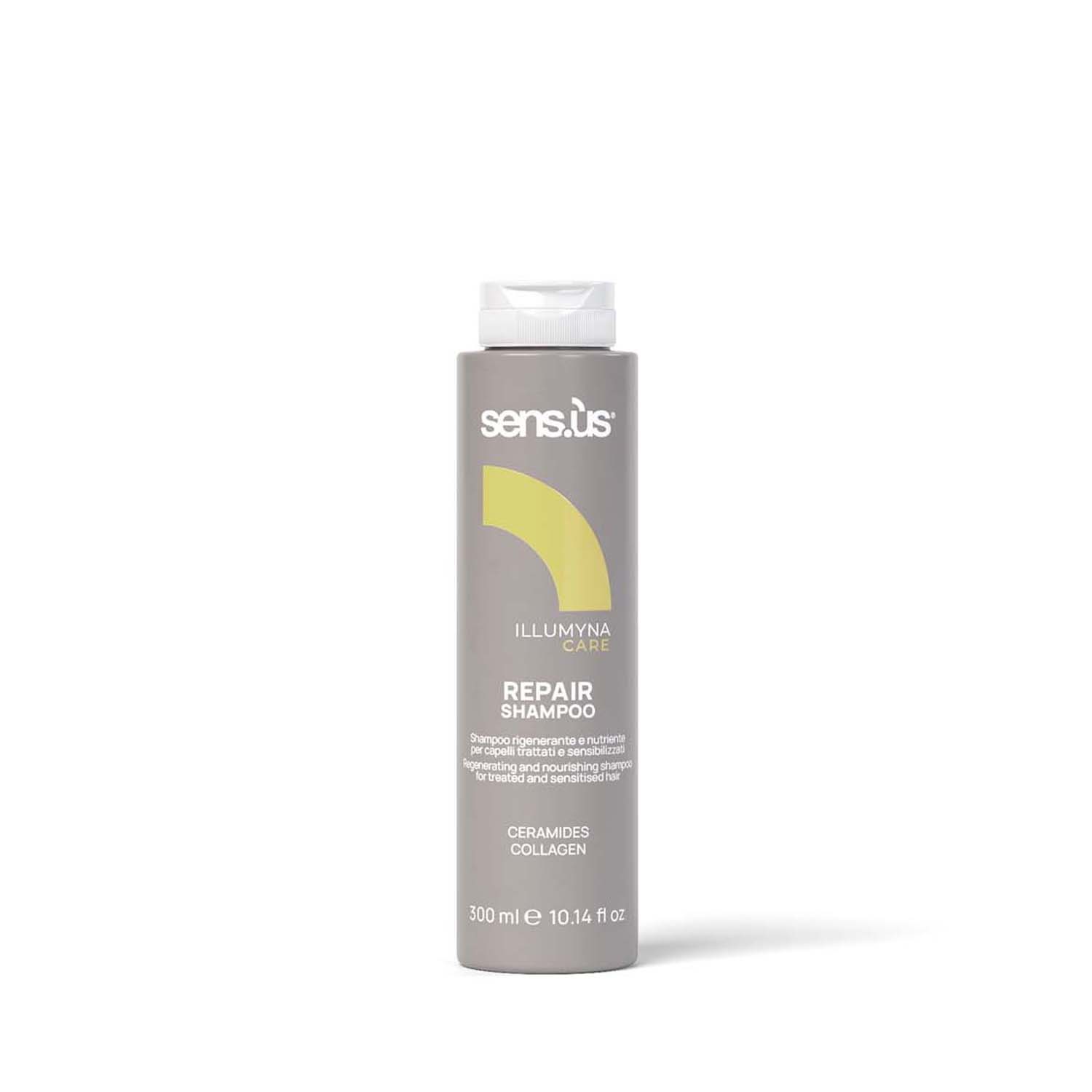 Відновлюючий шампунь для пошкодженого волосся Sens.ùs Illumyna Repair Shampoo, 300 ml - 1