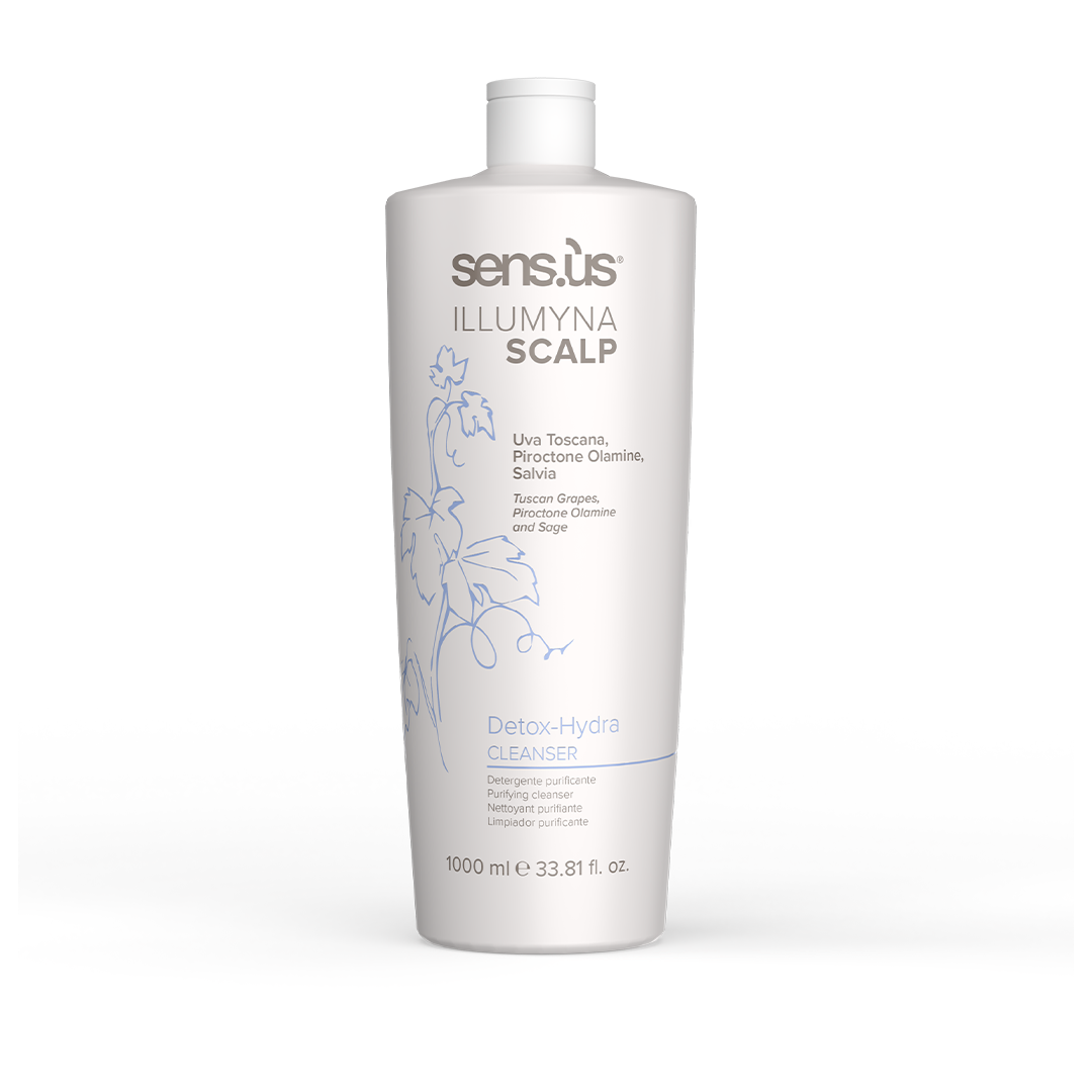 Зволожуючий шампунь детокс проти лупи Sens.ùs Scalp Detox Hydra Cleanser 1000 мл - 1