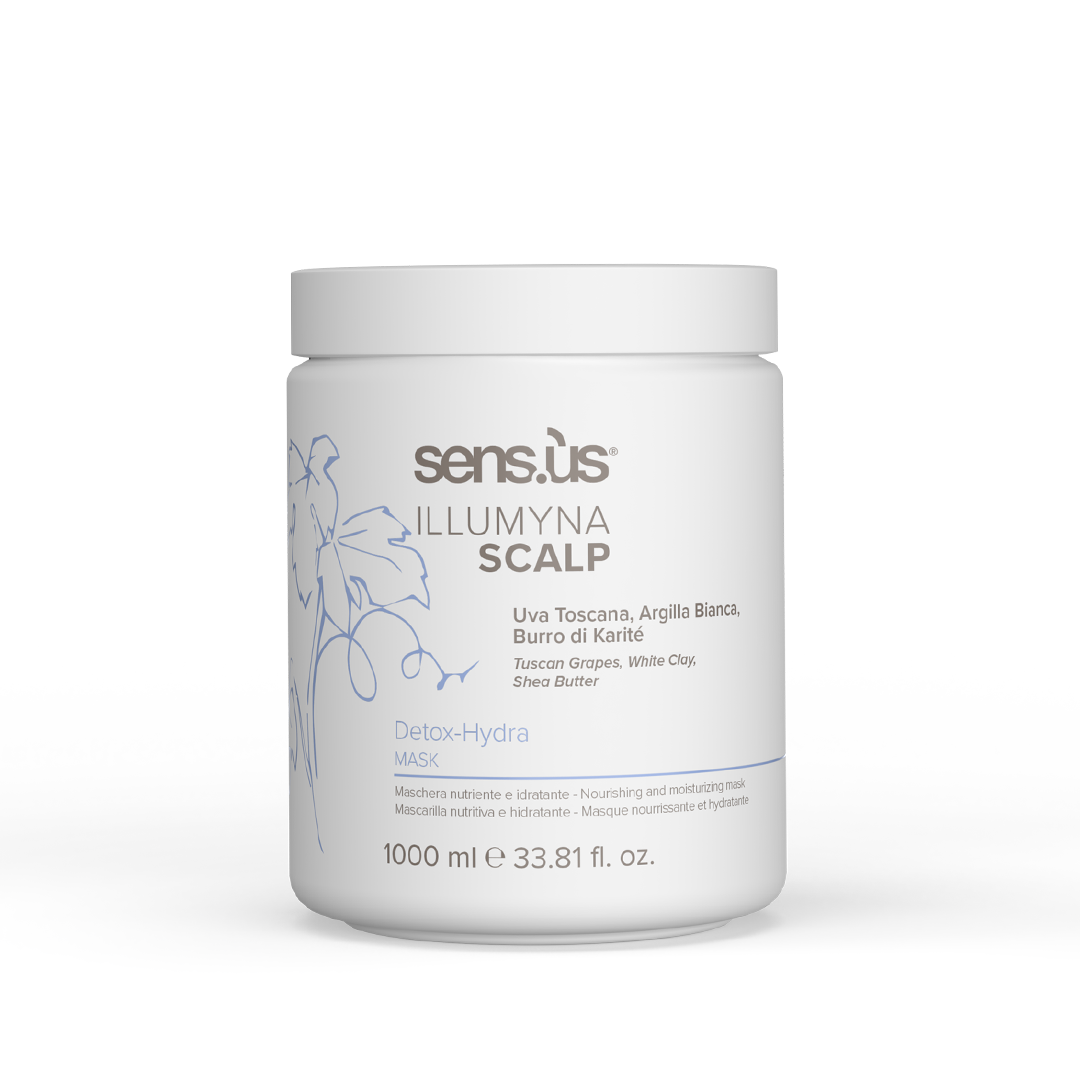 Зволожуюча маска для шкіри голови Sens.ùs Scalp Detox Hydra Cleanser mask 1000 мл - 1
