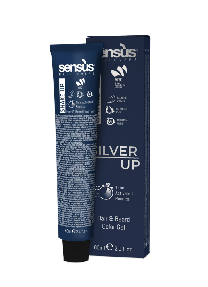 Гель-фарба для волосся і бороди Silver Up