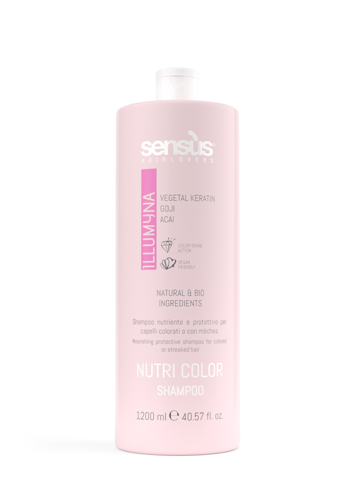 Шампунь для захисту кольору фарбованого і мелірованого волосся Sens.ùs Nutri Color Shampoo - 1