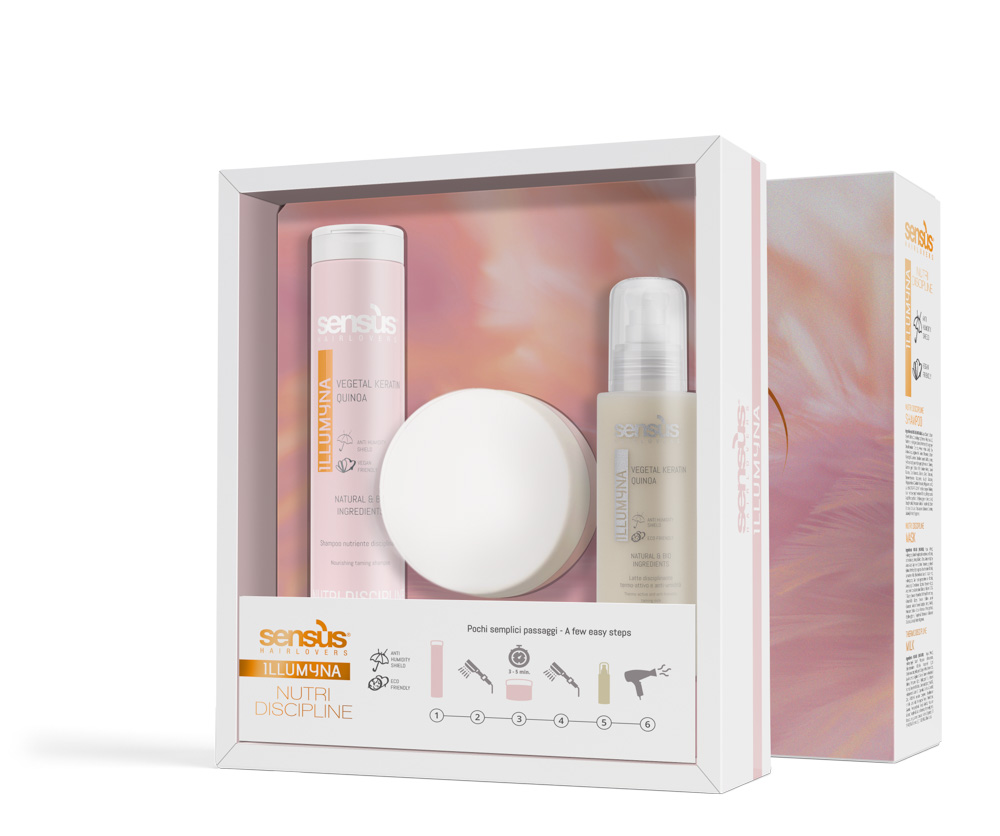 Набір для живлення дуже сухого і кучерявого волосся Sens.ùs Kit Nutri Discipline Retal - 2