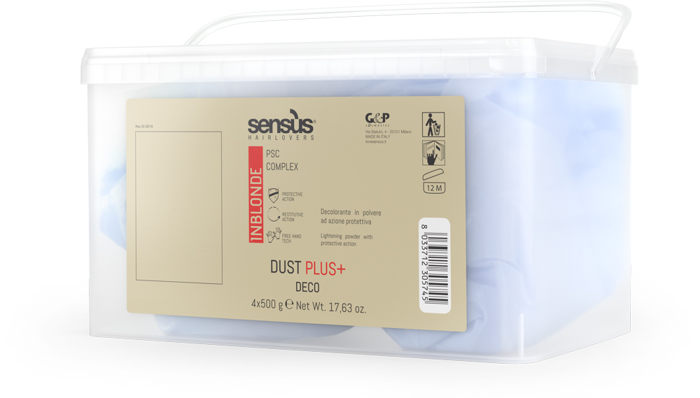 Знебарвлювальна пудра-запаска з PLEX 7 тонів Sens.ùs Deco Dust Plus + - 1